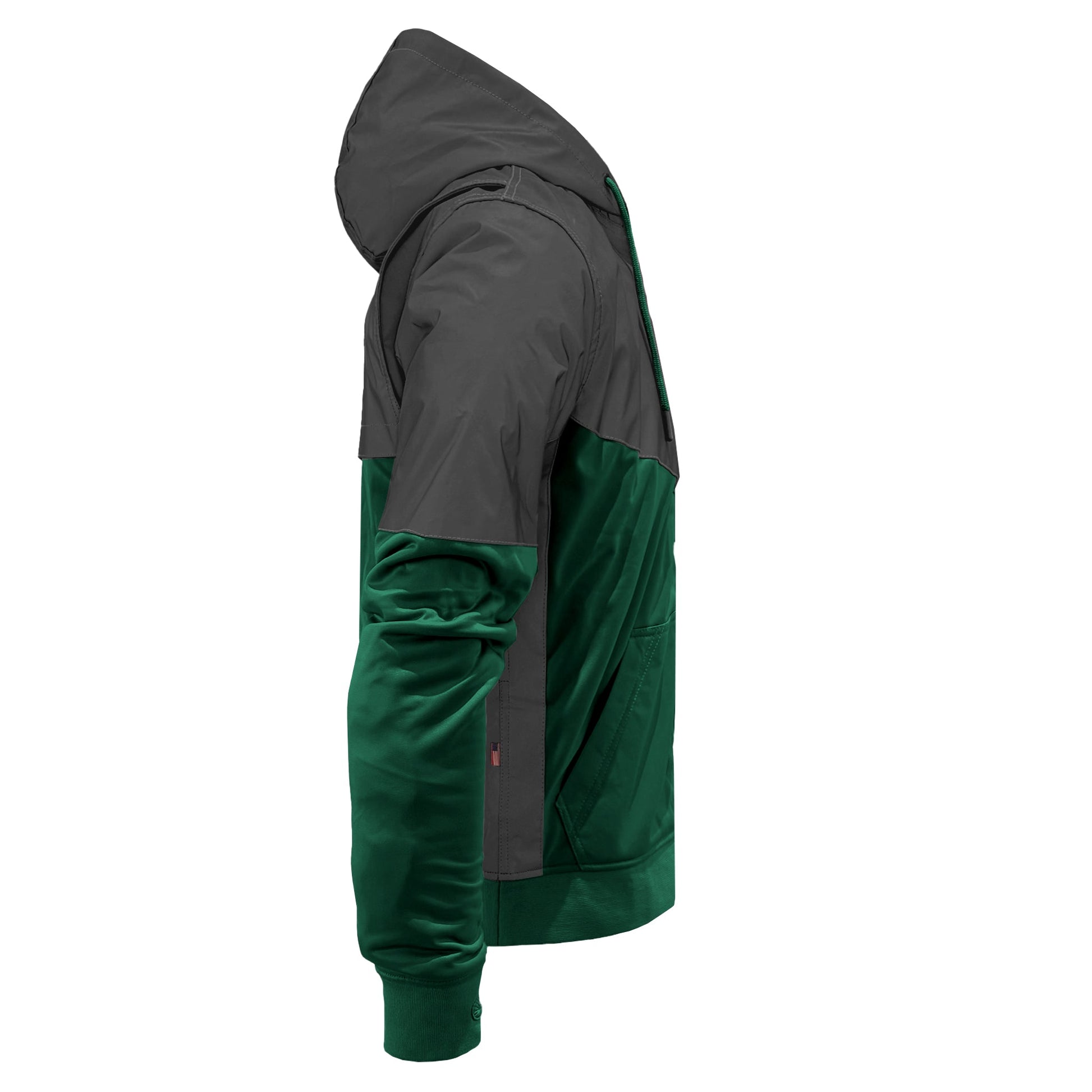 TEEK - Ultra Reflective Padded Hoodie Dark Green Nebula JACKET TEEK BR