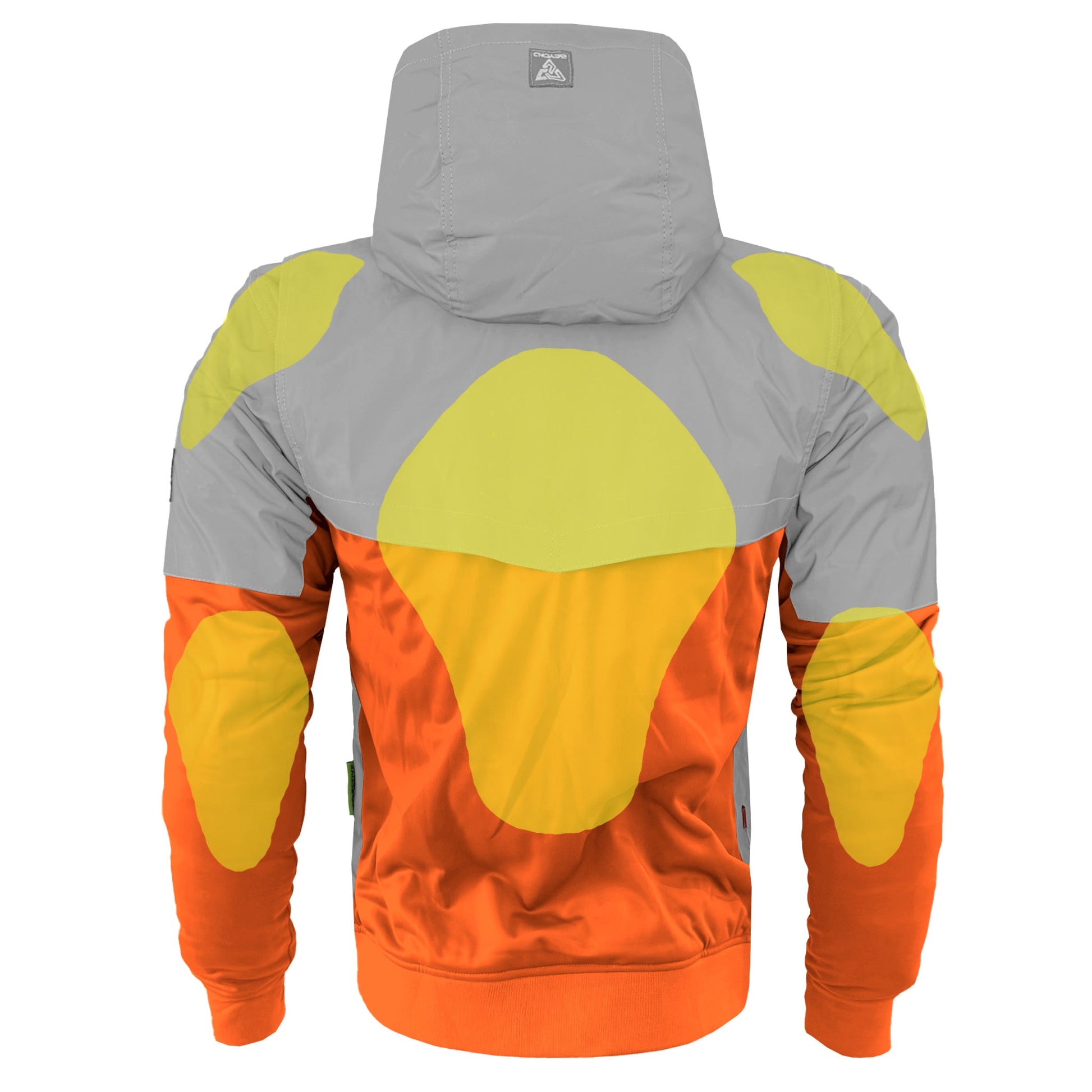 TEEK - Mens Ultra Reflective Padded Hoodie Hi Vis Orange Eclipse JACKET TEEK BR