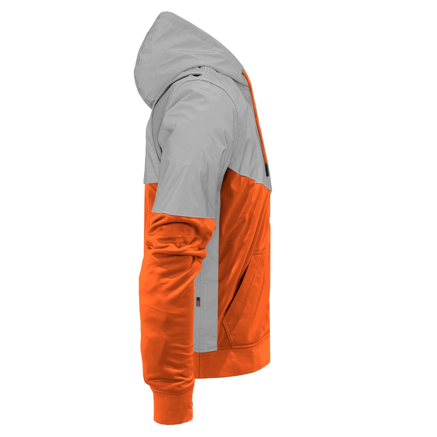 TEEK - Mens Ultra Reflective Padded Hoodie Hi Vis Orange Eclipse JACKET TEEK BR