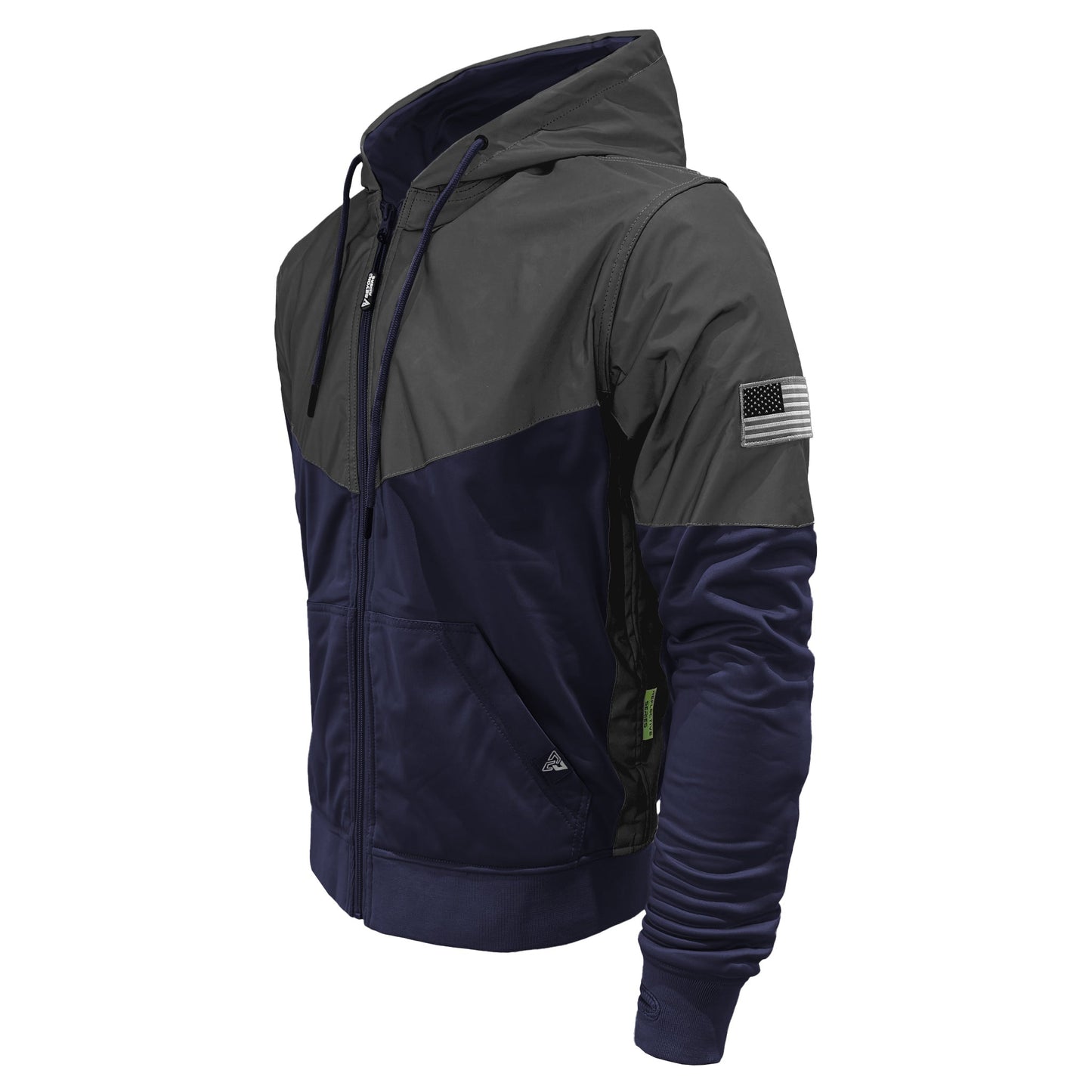TEEK - Ultra Reflective Padded Hoodie Navy Blue Nebula JACKET TEEK BR