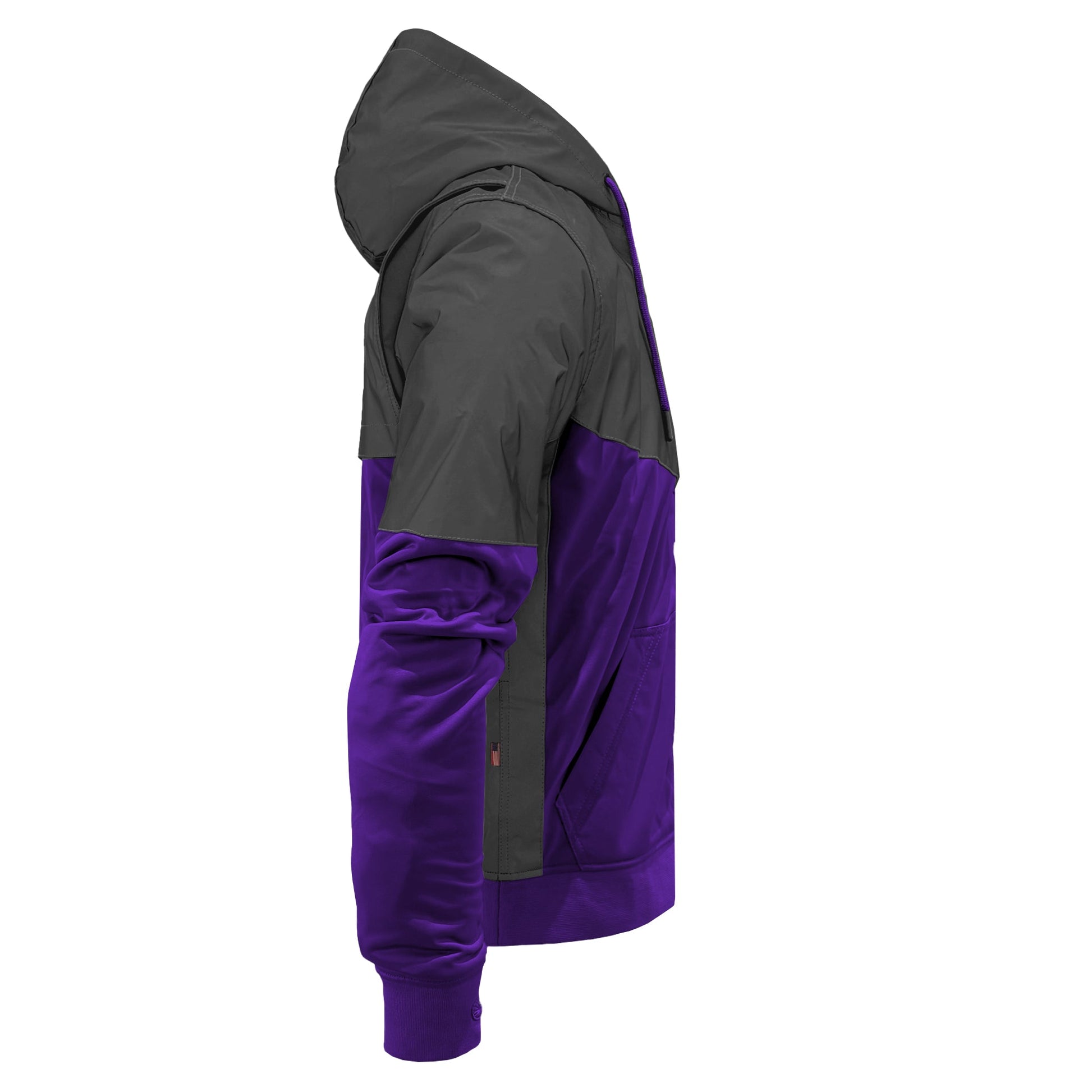 TEEK - Mens Ultra Reflective Padded Hoodie Purple Nebula JACKET TEEK BR