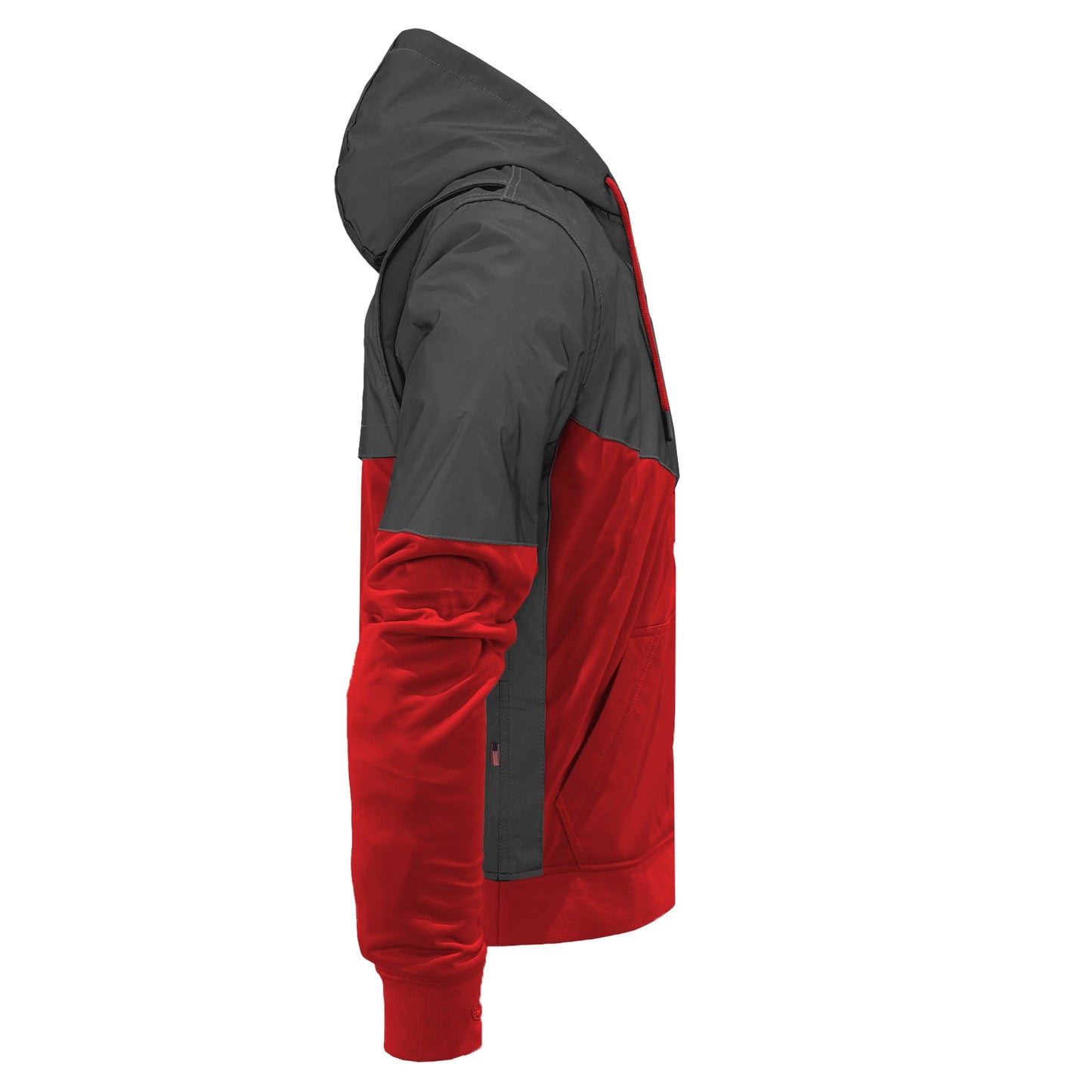 TEEK - Mens Ultra Reflective Padded Hoodie Red Nebula JACKET TEEK BR