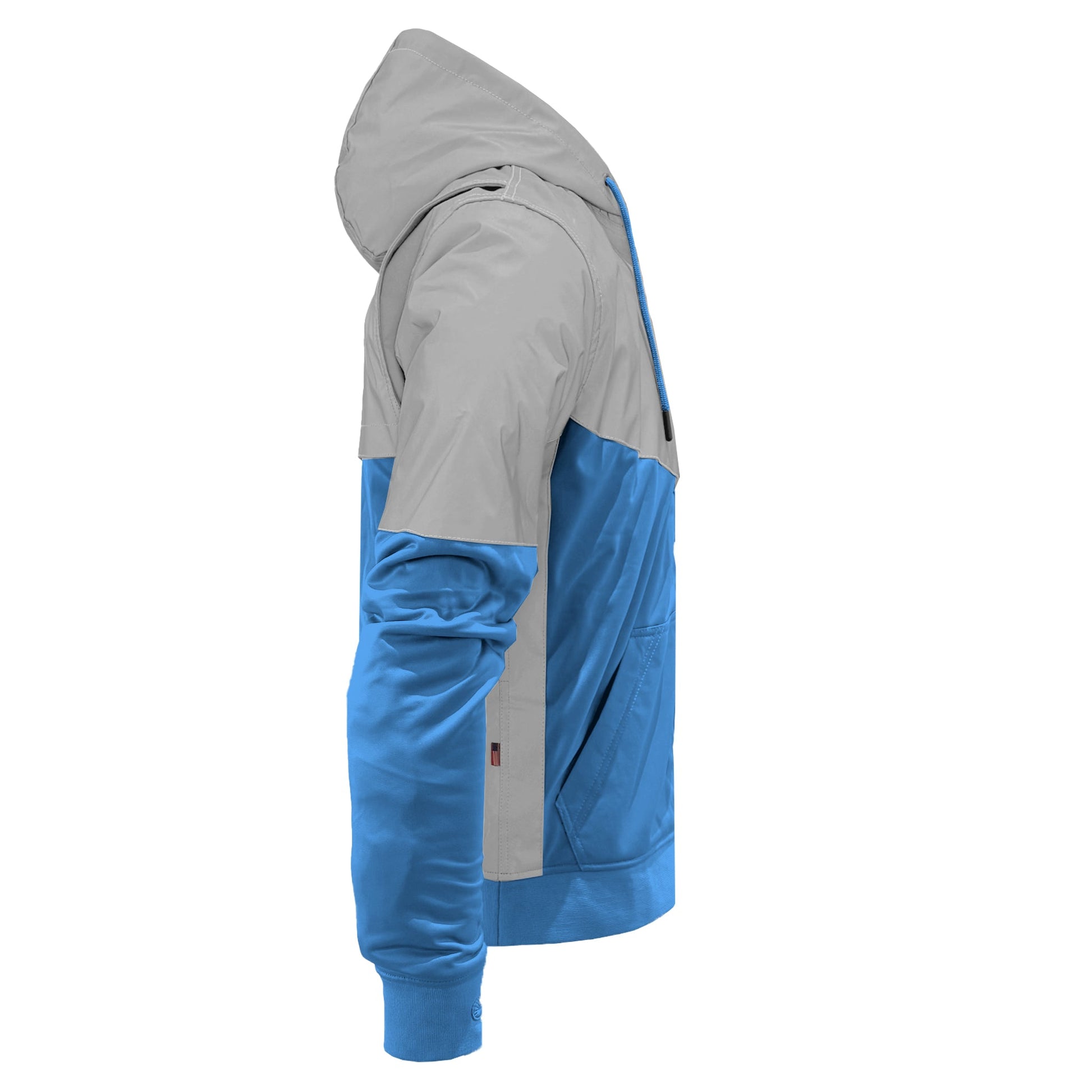 TEEK - Mens Ultra Reflective Padded Hoodie Sky Blue Eclipse JACKET TEEK BR