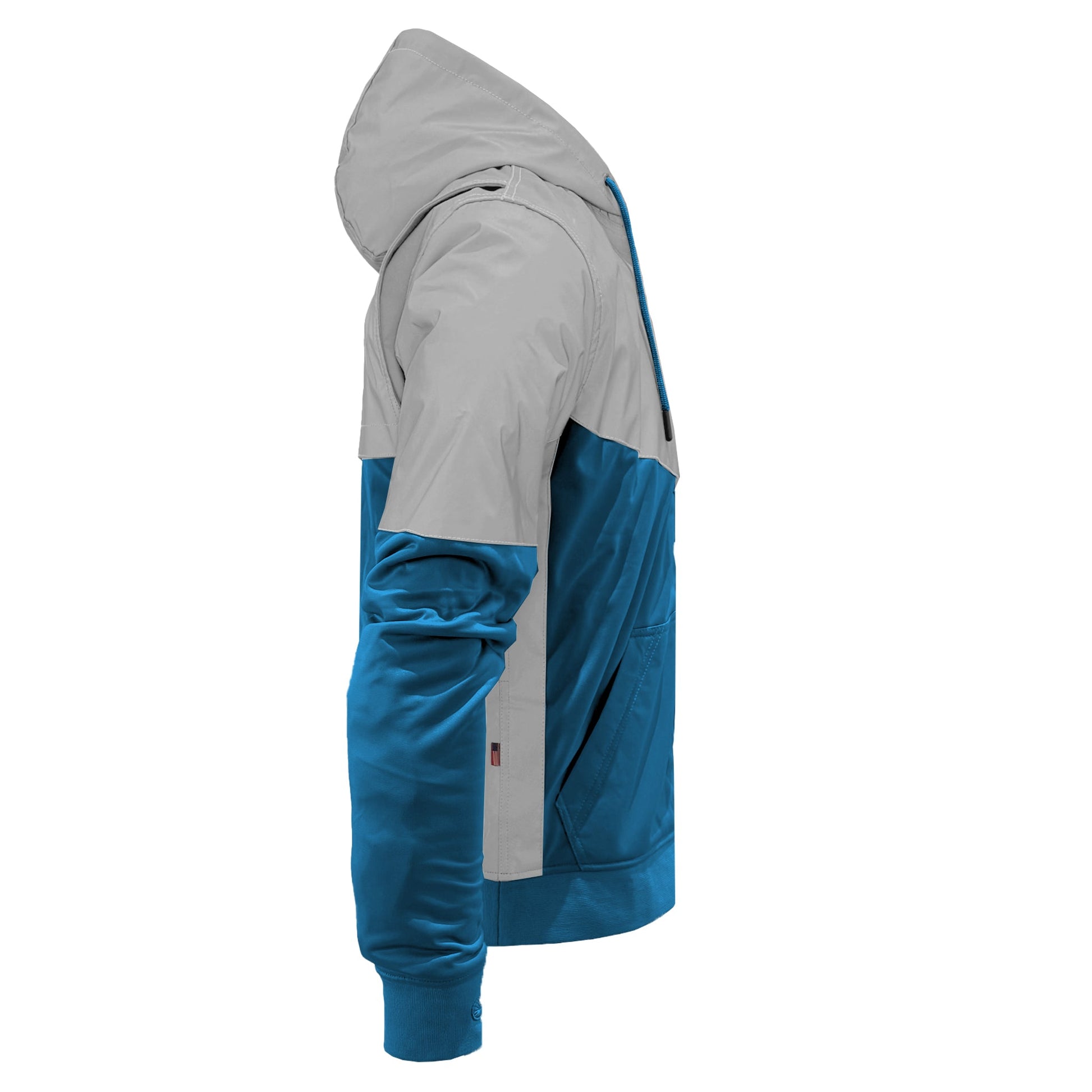 TEEK - Mens Ultra Reflective Padded Hoodie Teal Eclipse JACKET TEEK BR