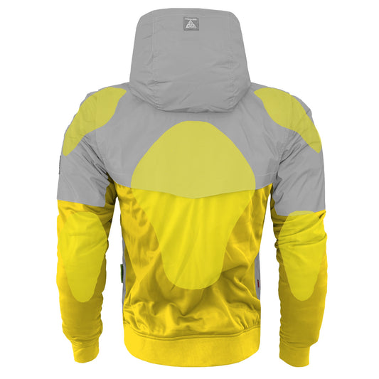 TEEK - Mens Ultra Reflective Padded Hoodie Yellow Eclipse JACKET TEEK BR