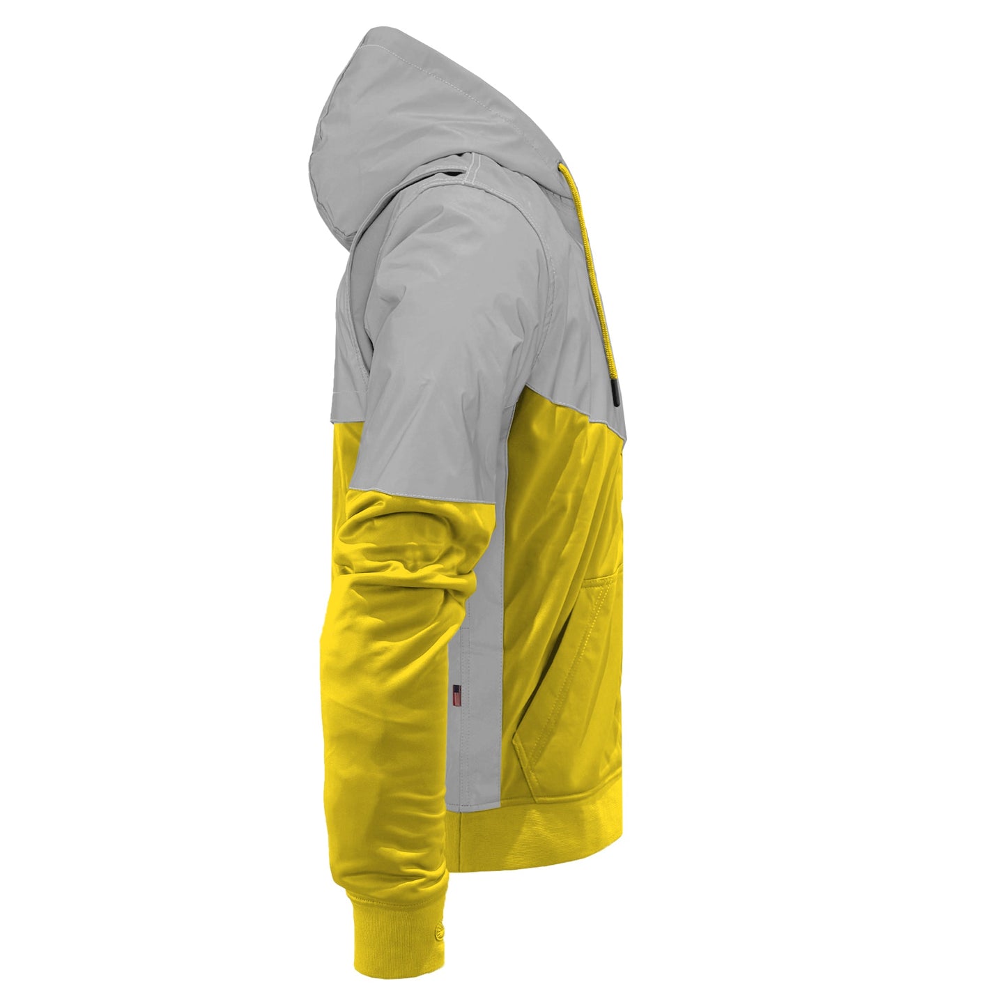TEEK - Mens Ultra Reflective Padded Hoodie Yellow Eclipse JACKET TEEK BR