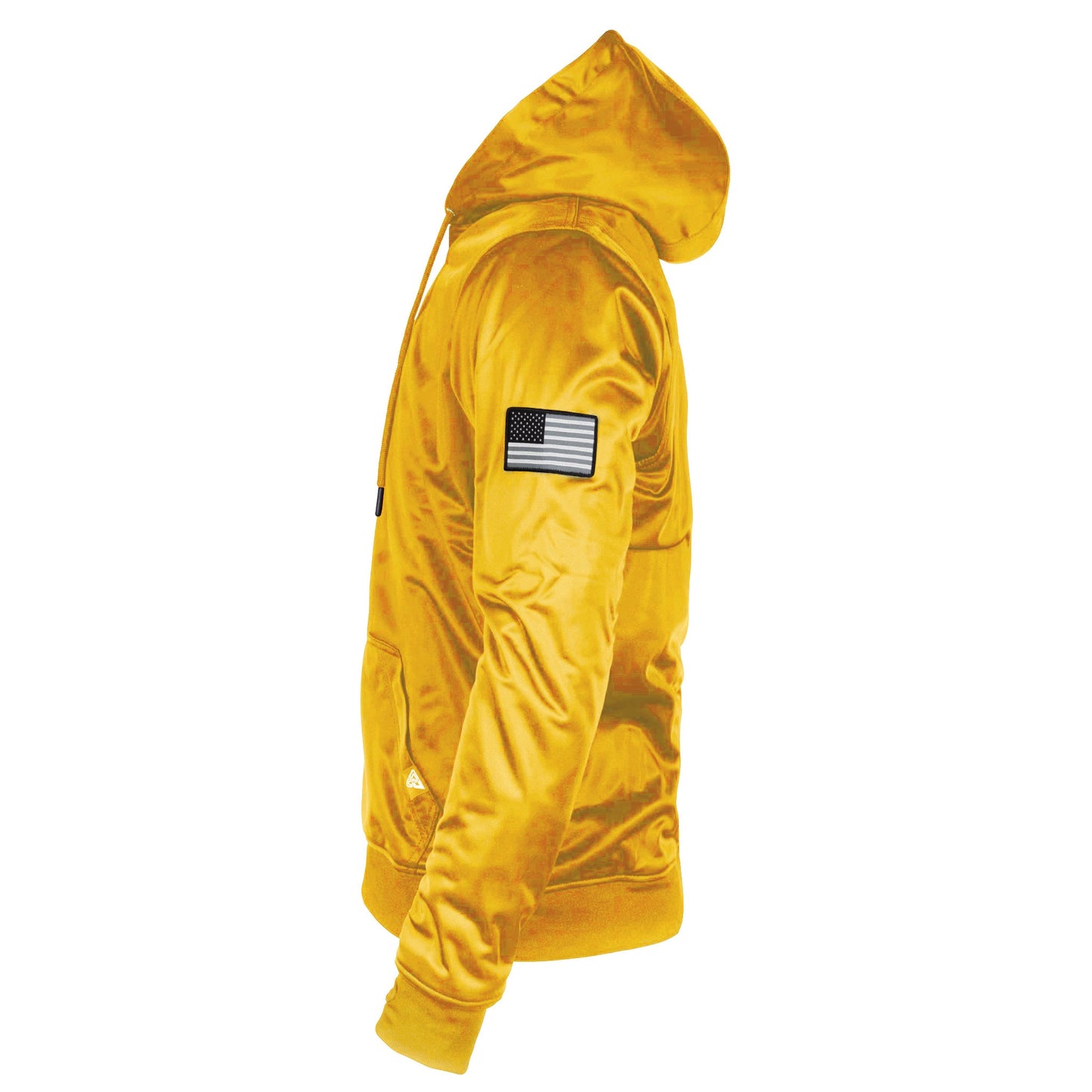TEEK - Mens Yellow Solid Ultra Protective Padded Hoodie JACKET TEEK BR