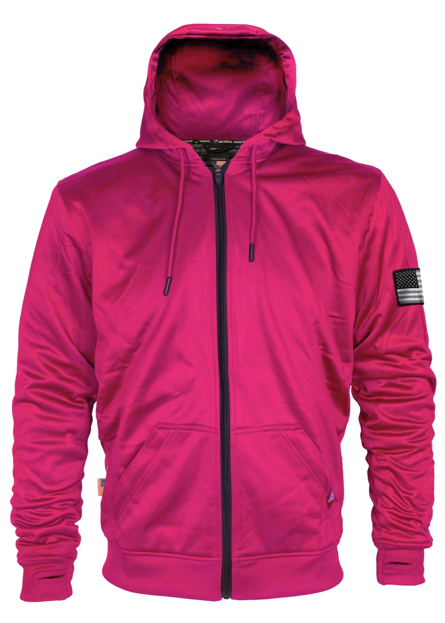 TEEK - Pink Solid Ultra Protective Padded Hoodie JACKET TEEK BR