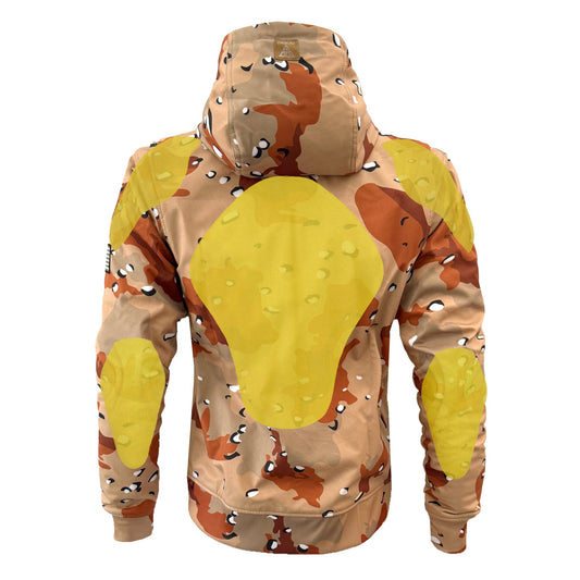 Protective SoftShell Unisex Camouflage Hoodie - “Dagger Two” with Pads Hoodie Beyond Riders