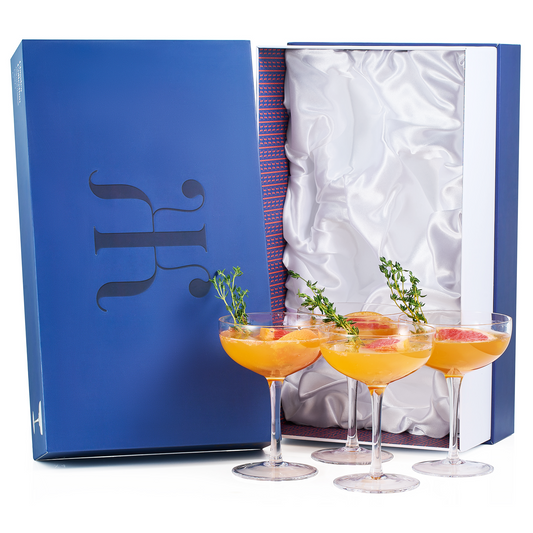 TEEK - Classica Champagne Coupe Cocktail Glassware Set of 4 HOME DECOR TEEK KS