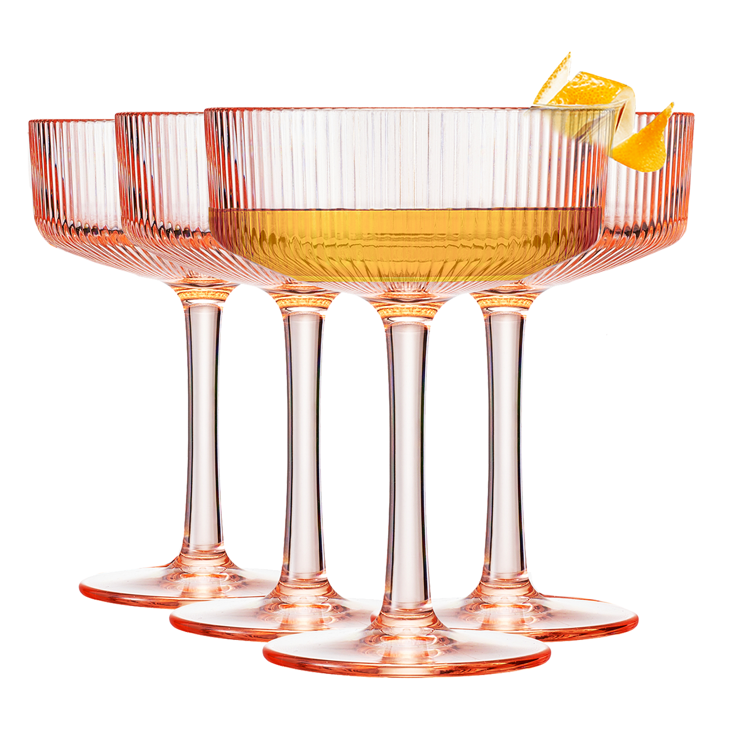 TEEK - Madrid Acrylic Champagne Coupe Cocktail Glassware Set HOME DECOR TEEK KS