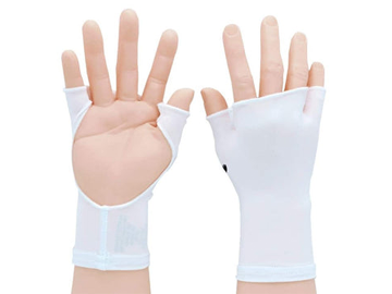 TEEK - PalmFree™ Sun Gloves - White - UPF 50+ GLOVES TEEK PFS XS/S Classic (1) Left (1) Right
