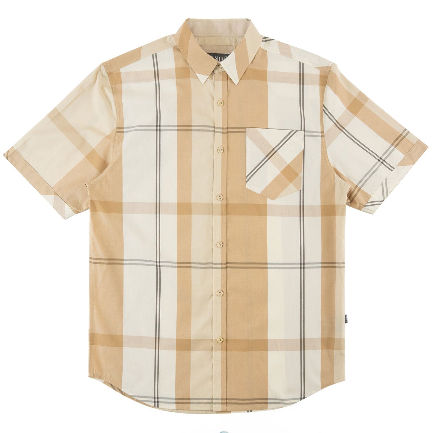 TEEK - V829 Colton Plaid Shirt - Natural TOPS TEEK MJ L NATURAL