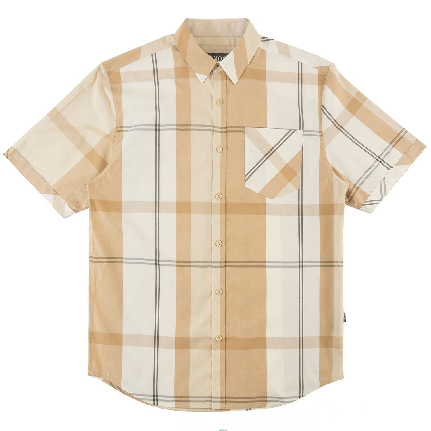 TEEK - V829 Colton Plaid Shirt - Natural TOPS TEEK MJ L NATURAL