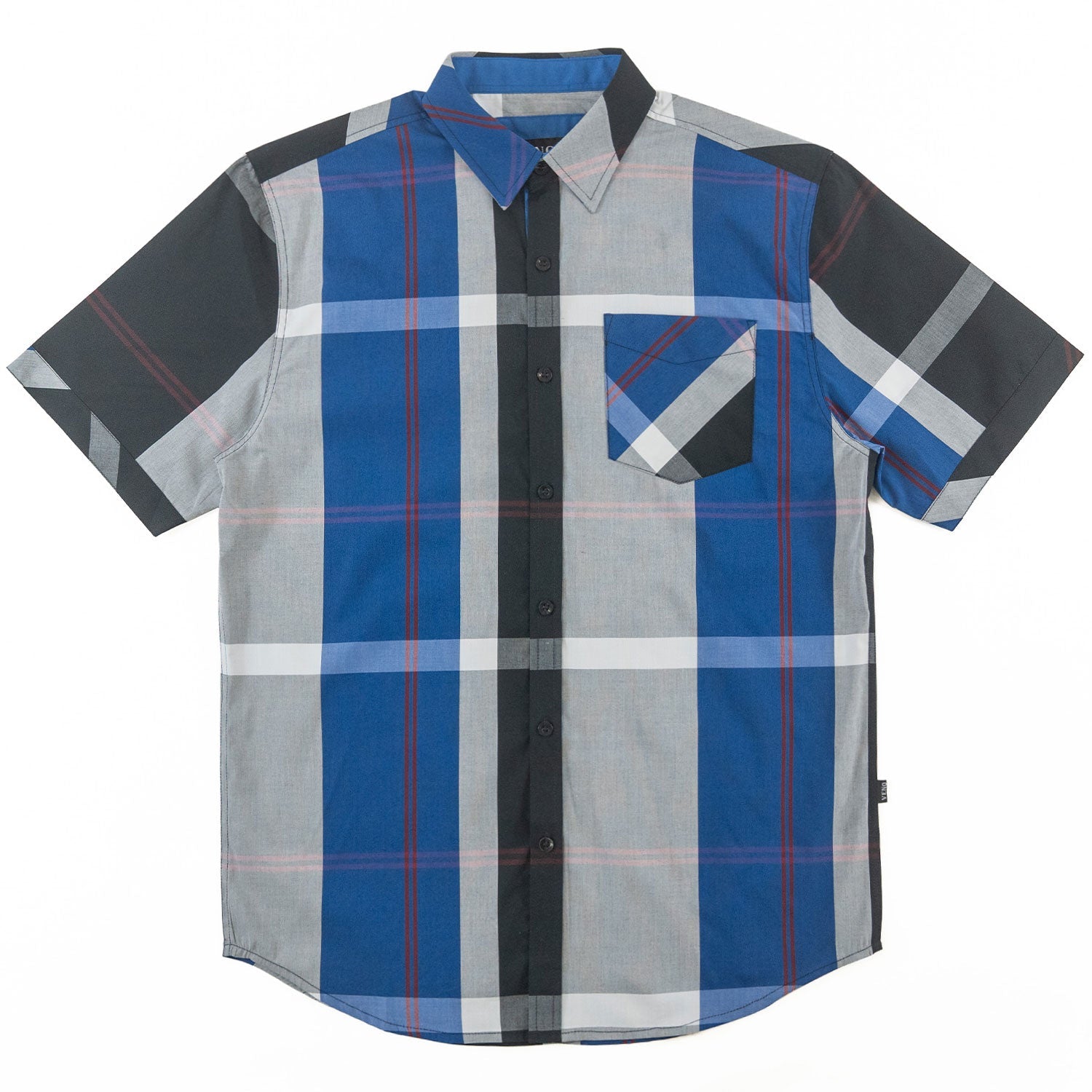 TEEK - V829 Colton Plaid Shirt - Royal TOPS TEEK MJ L ROYAL