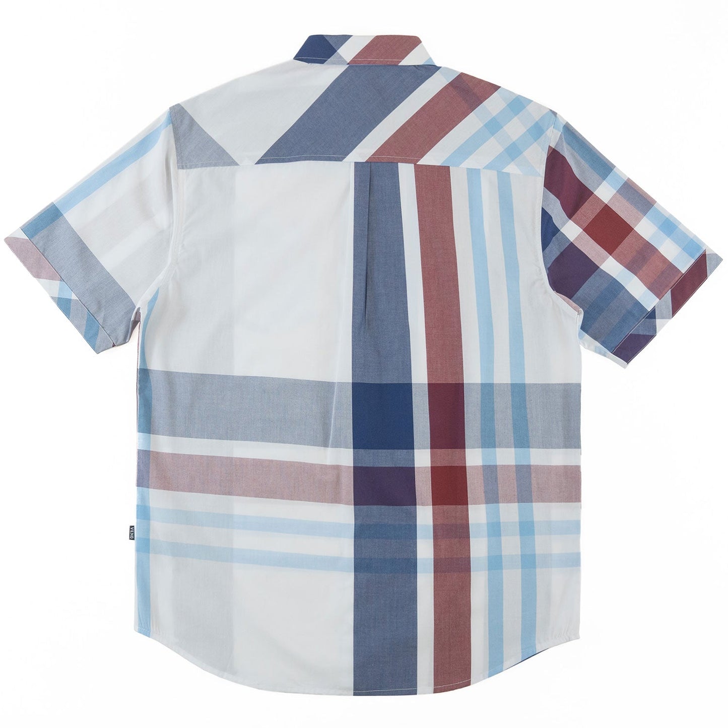 TEEK - V842 Robert Plaid Button-Down Shirt - Navy TOPS TEEK MJ