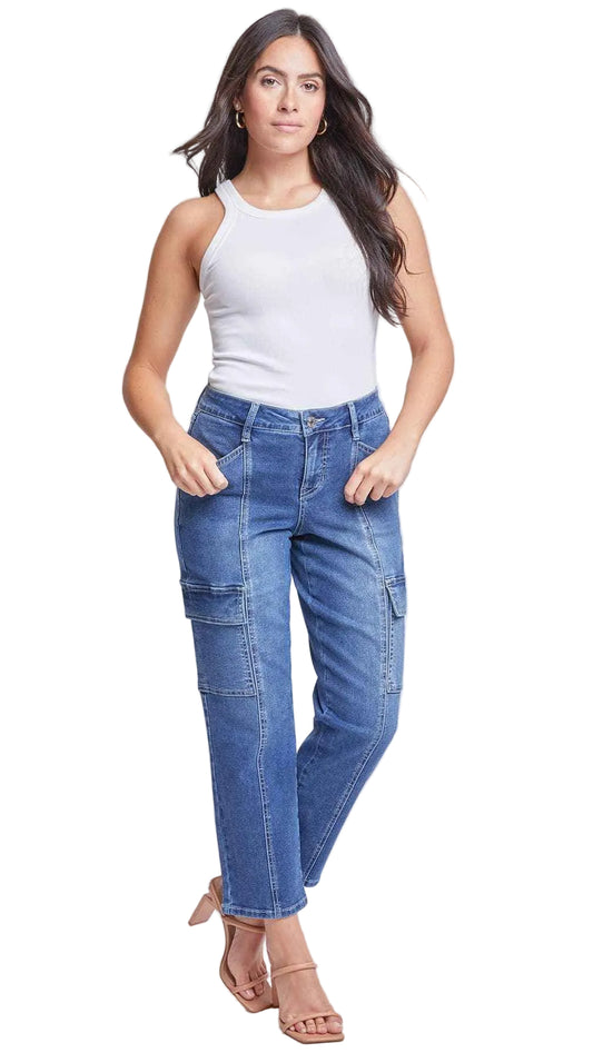 Women's  Cargo Mid Rise Pants