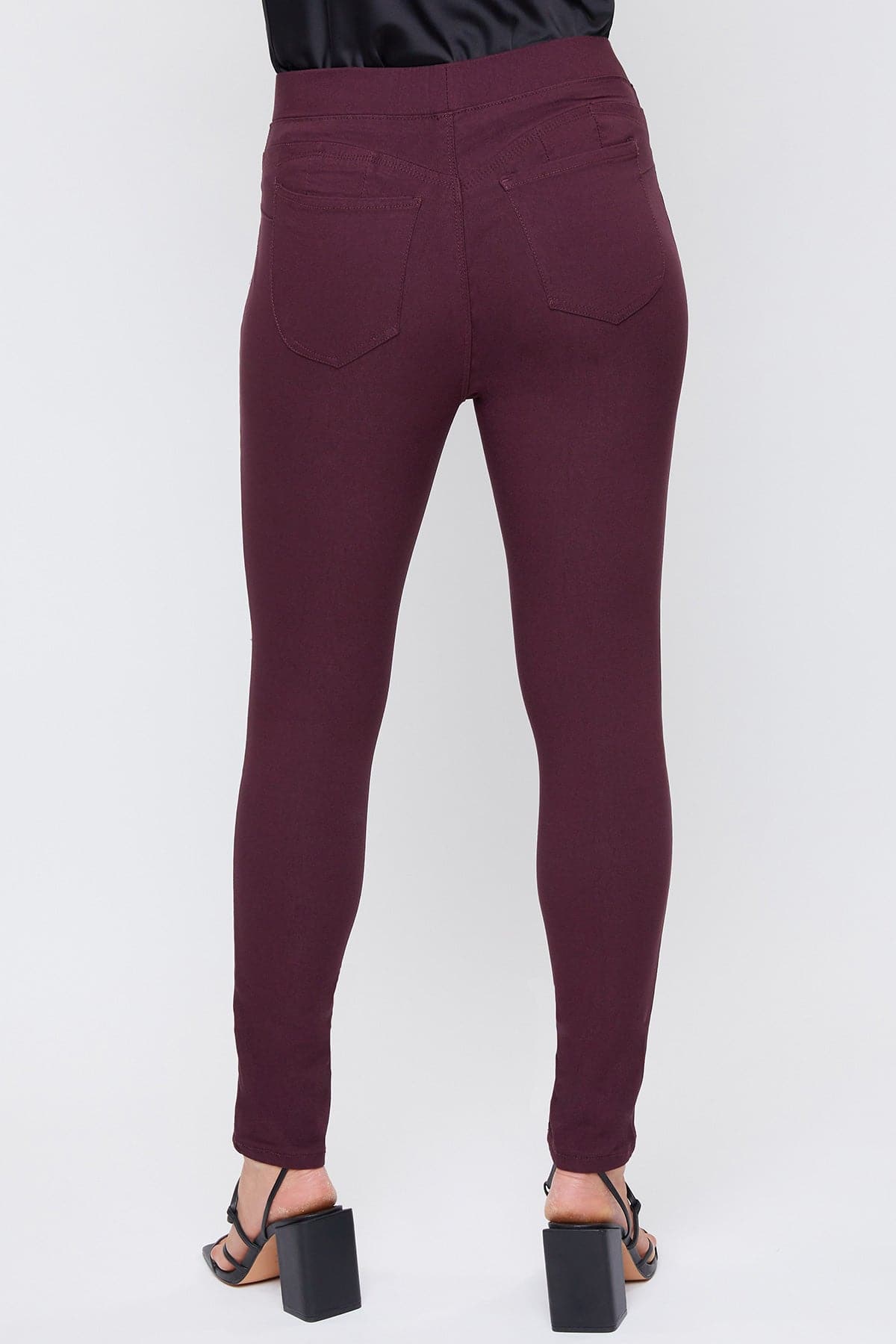 TEEK - Womens Hyperstretch Mid Rise Jegging, Plum
