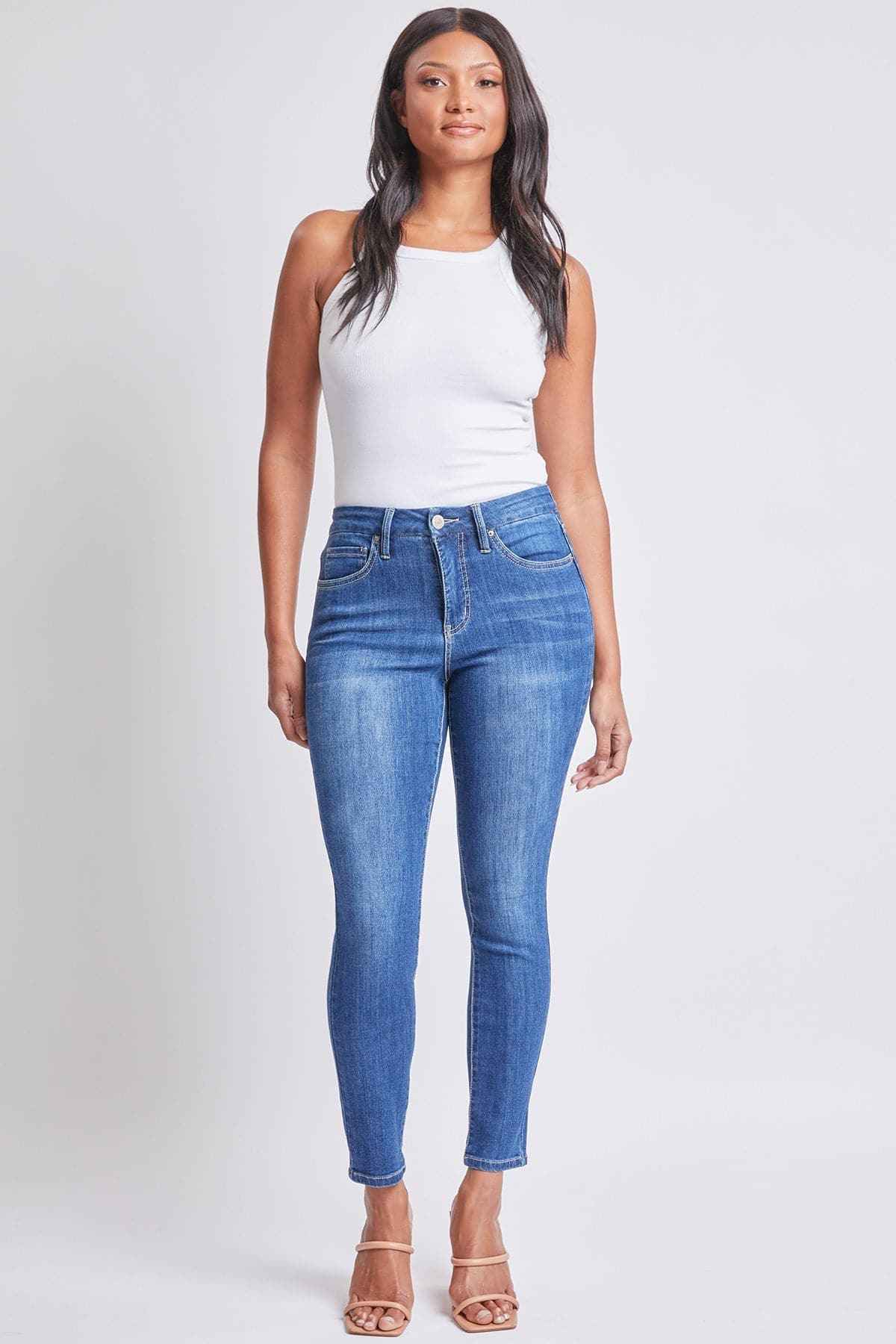 Women's Curvy Fit High Rise Skinny Jeans