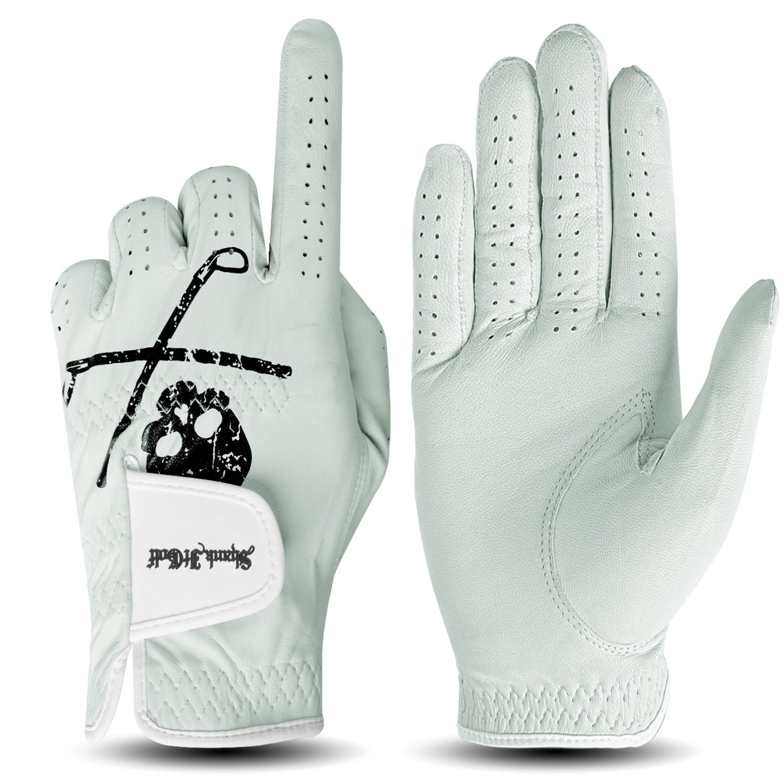 TEEK - Skull Golf Gloves GLOVES TEEK SIG Small worn on left hand