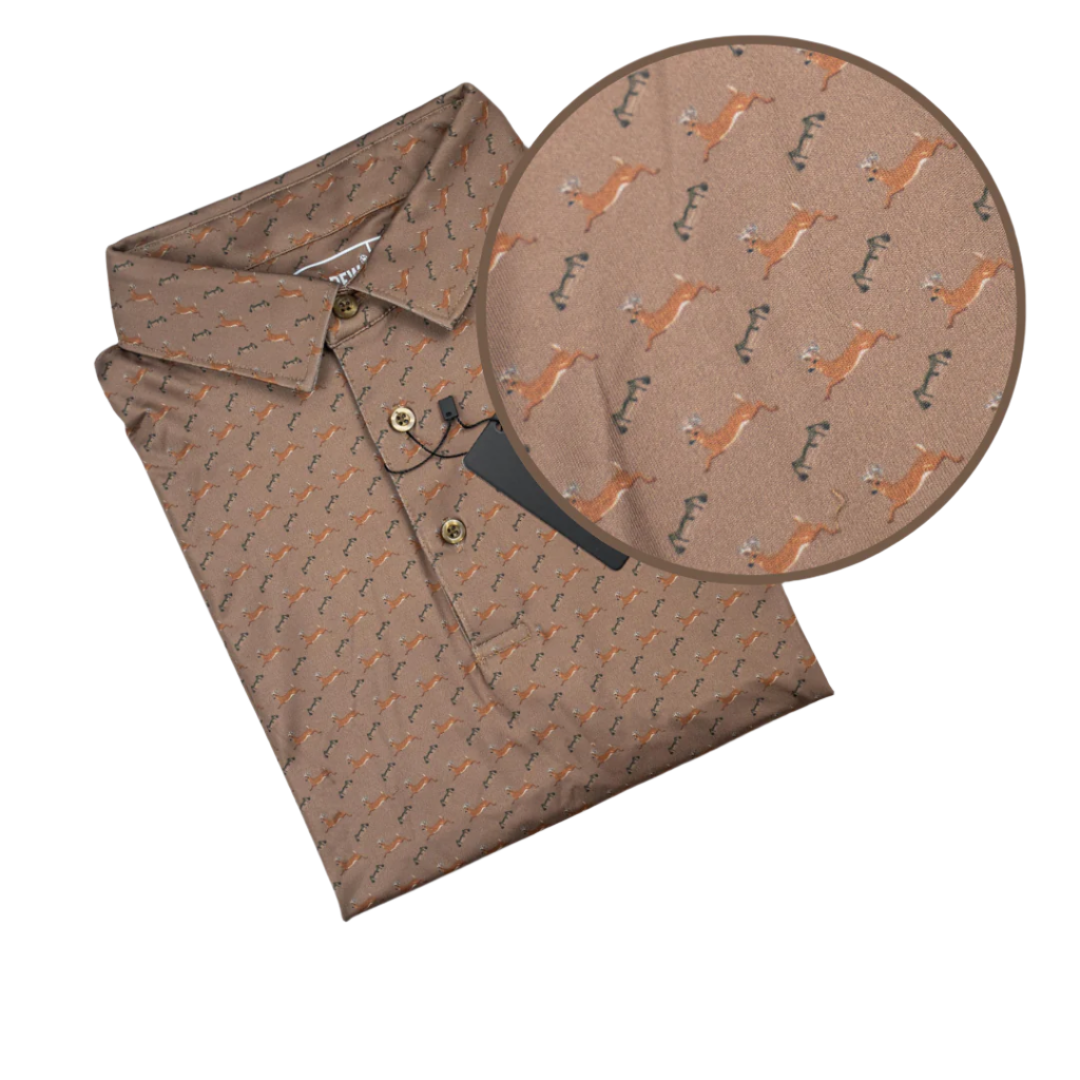 TEEK - Jumpin' Buck Golf Polo TOPS TEEK BCA S