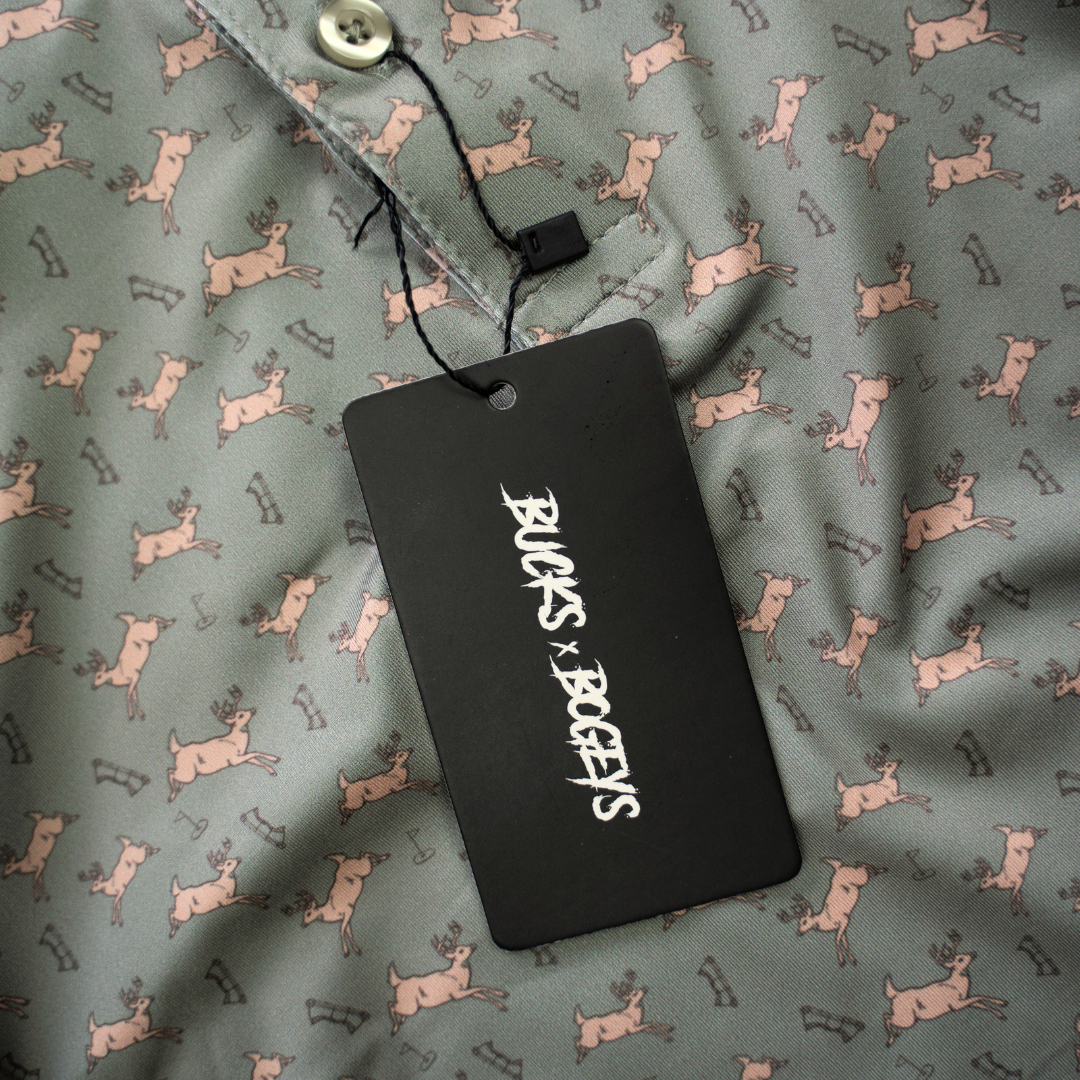 TEEK - "Bows & Bucks" Golf Polo TOPS TEEK BCA