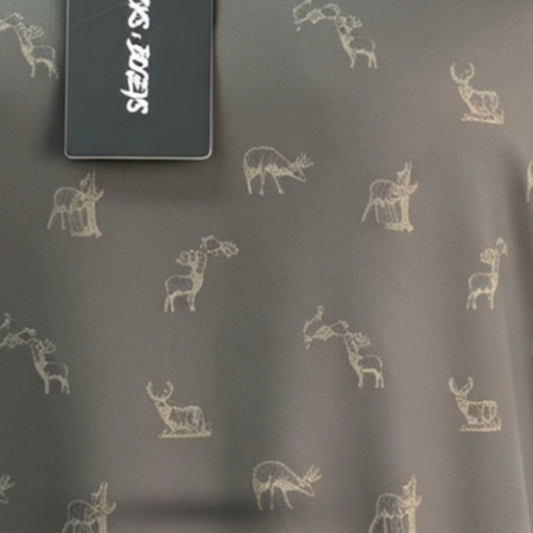 "Get Bucked" Golf Polo - Brown T-Shirt Bow Crew Apparel - Bow Hunting Lifestyle Apparel