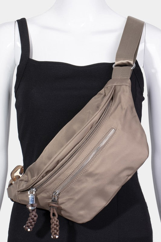 TEEK - Nylon Adjustable Crossbody Bag BAG TEEK Trend Khaki