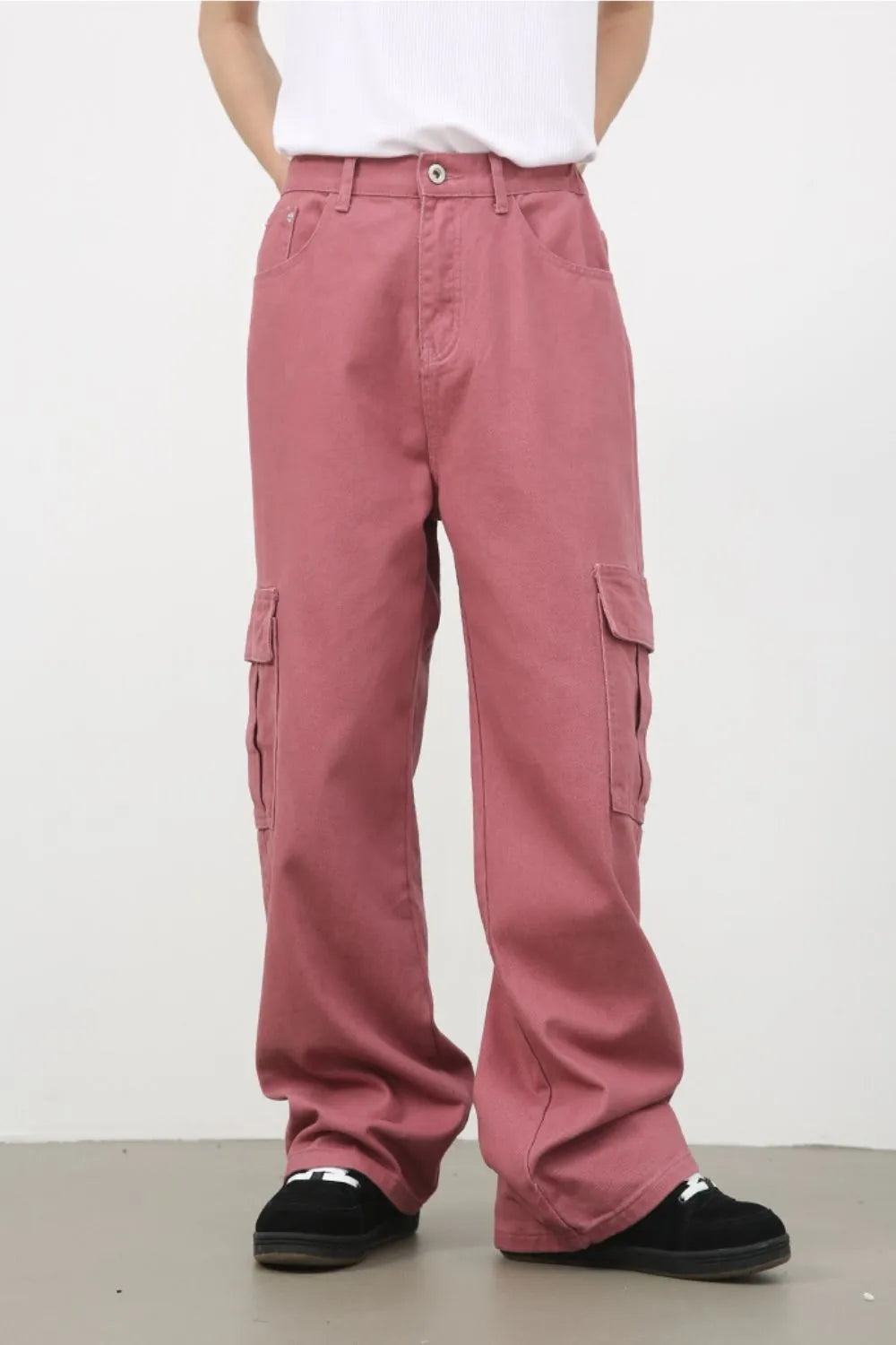 TEEK - Mens Dusty Pink Mid Rise Pocketed Jeans JEANS TEEK Trend
