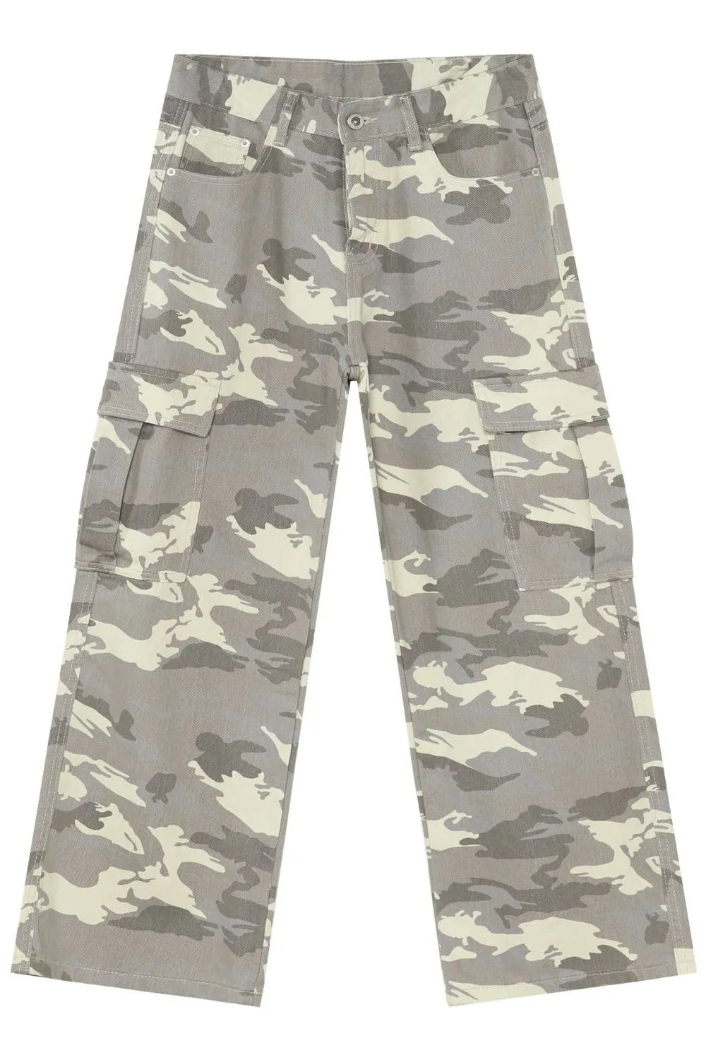TEEK - Mens Camouflage Pocketed Jeans PANTS TEEK Trend