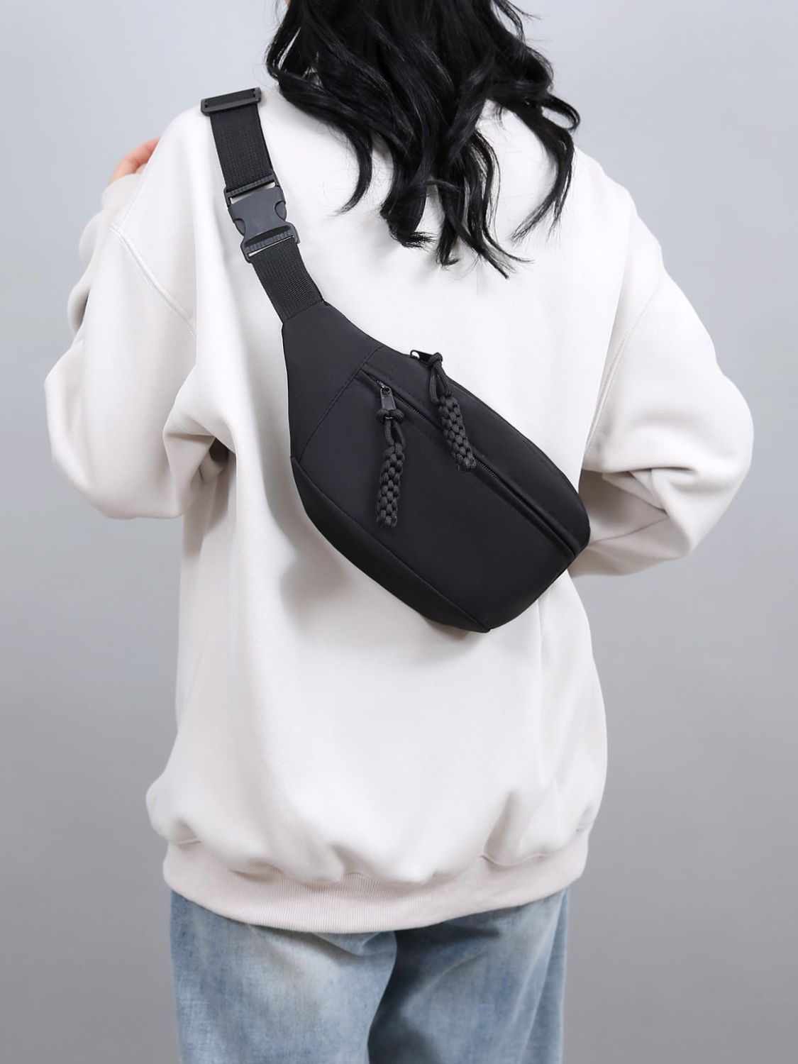 Oxford Cloth Adjustable Strap Sling Bag TEEK Trend