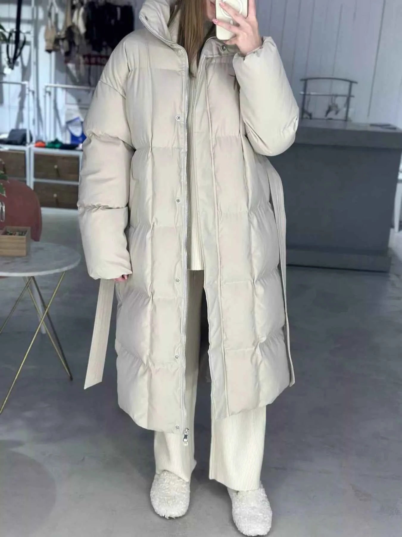 TEEK - Longline Padded Winter Belted Coat COAT TEEK Trend