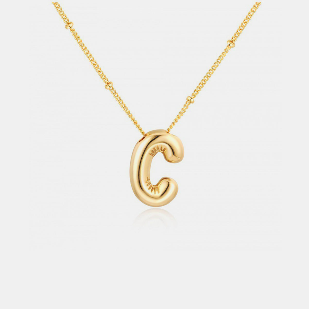 TEEK - A-J Gold-Plated Letter Necklace JEWELRY TEEK Trend Style C  