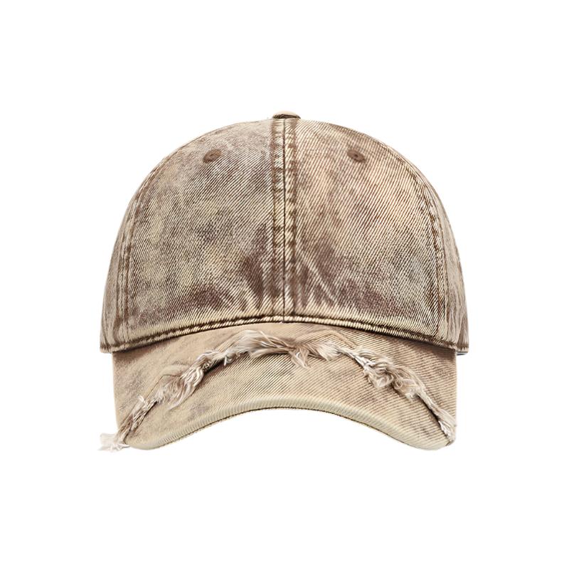 TEEK - Fringe Adjustable Cotton Baseball Cap HAT TEEK Trend Tan  