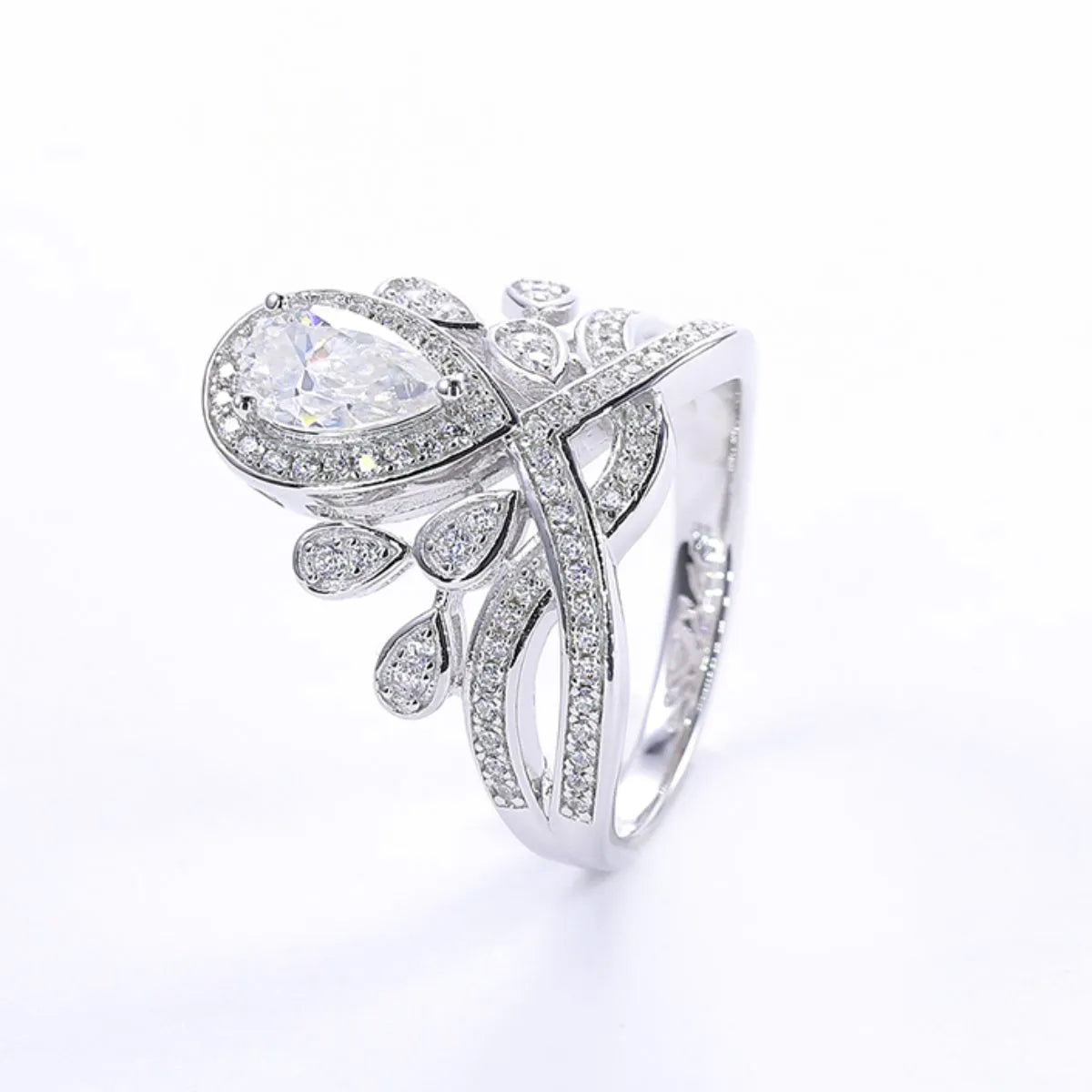 TEEK - 1 Carat Moissanite 925 Sterling Silver Ring JEWELRY TEEK Trend