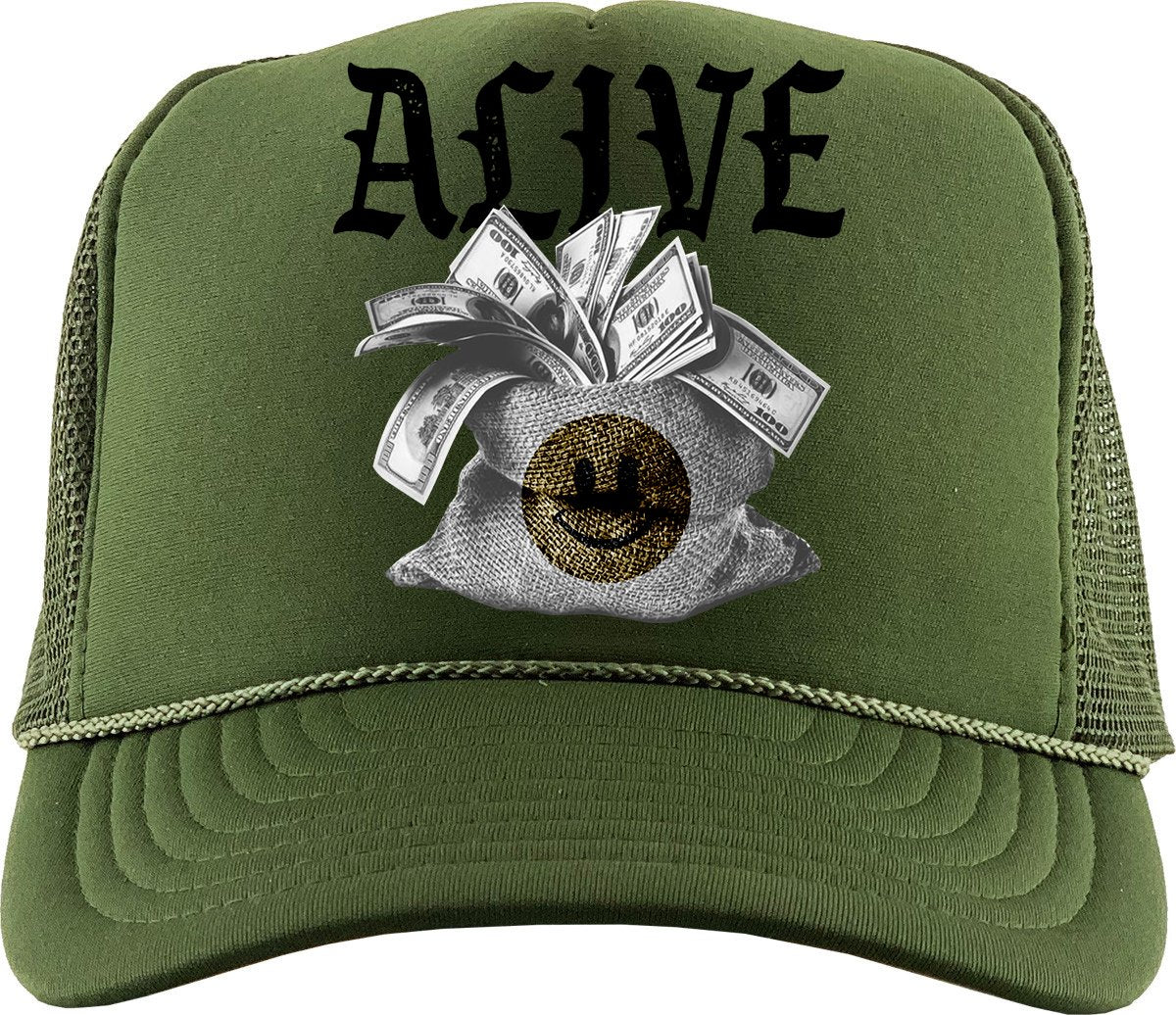TEEK - Alive (Air Jordan 4 Craft "Olive") Trucker Hat HAT TEEK MS