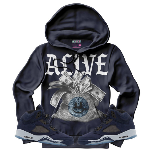 TEEK - Alive (Air Jordan 5 Midnight Navy) Hoodie TOPS TEEK MS X-Small