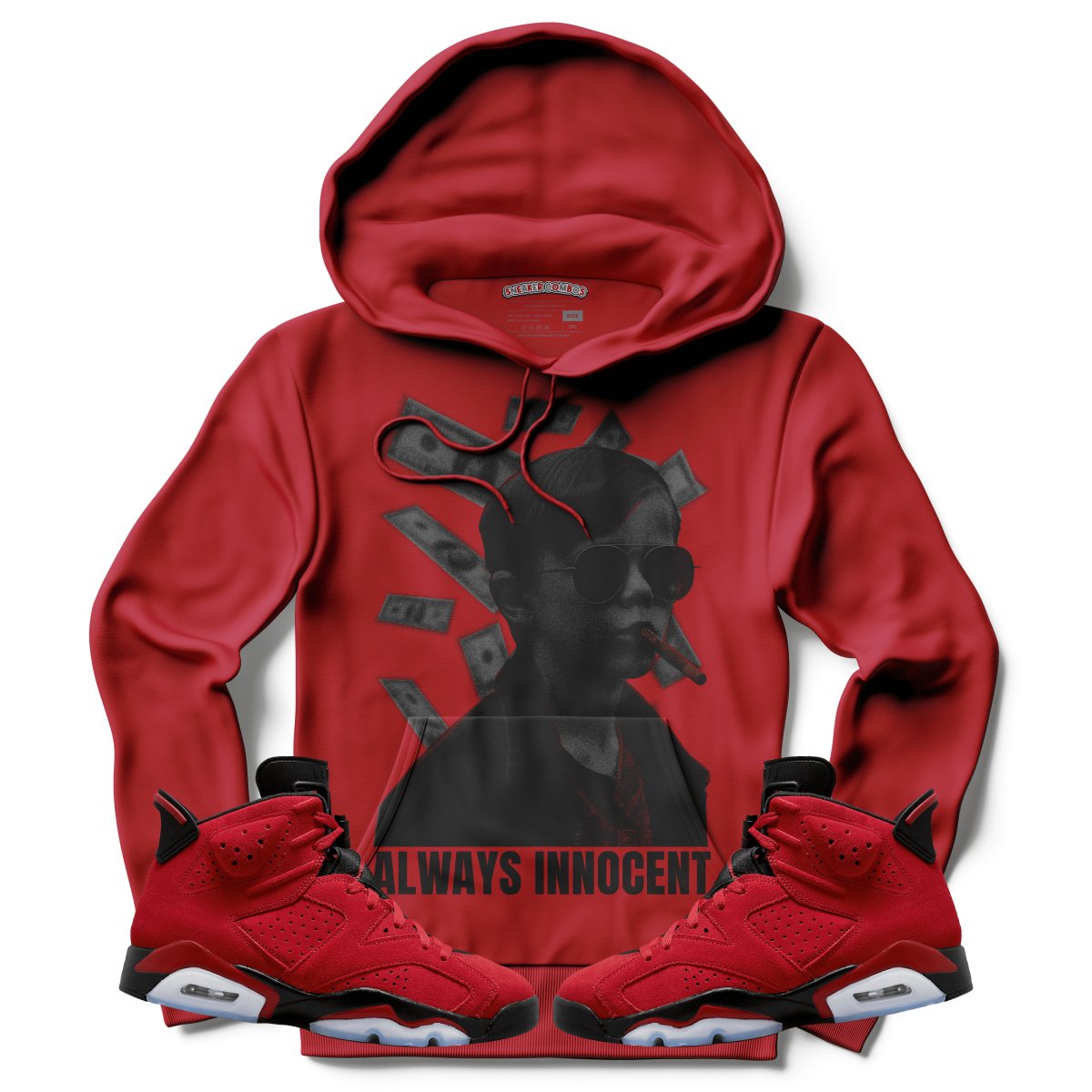 TEEK - Always Innocent (Air Jordan 6 Toro Bravo) Hoodie TOPS TEEK MS X-Small
