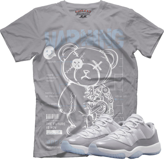 TEEK - Approach With Caution (Air Jordan 11 Cement Grey) T-Shirt TOPS TEEK MS X-Small