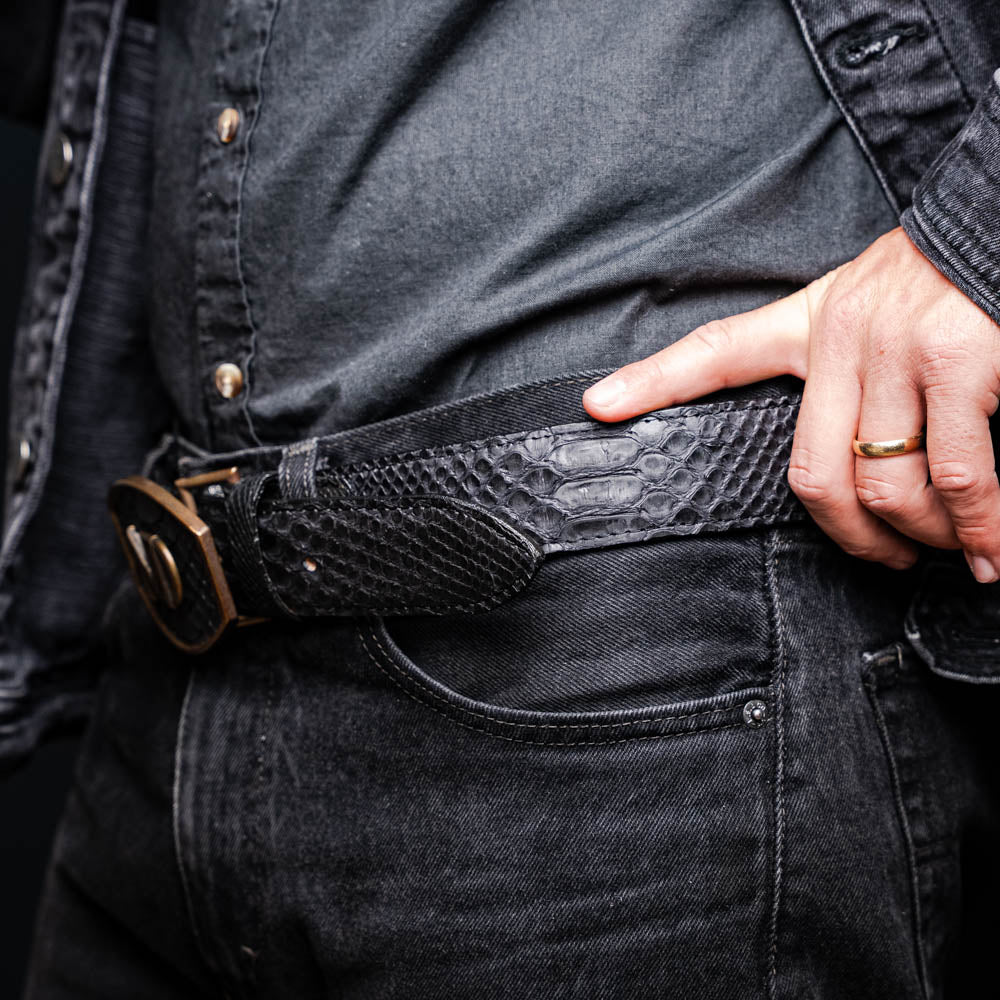 TEEK - Arkansas Belt Black / Blue BELT TEEK MDM