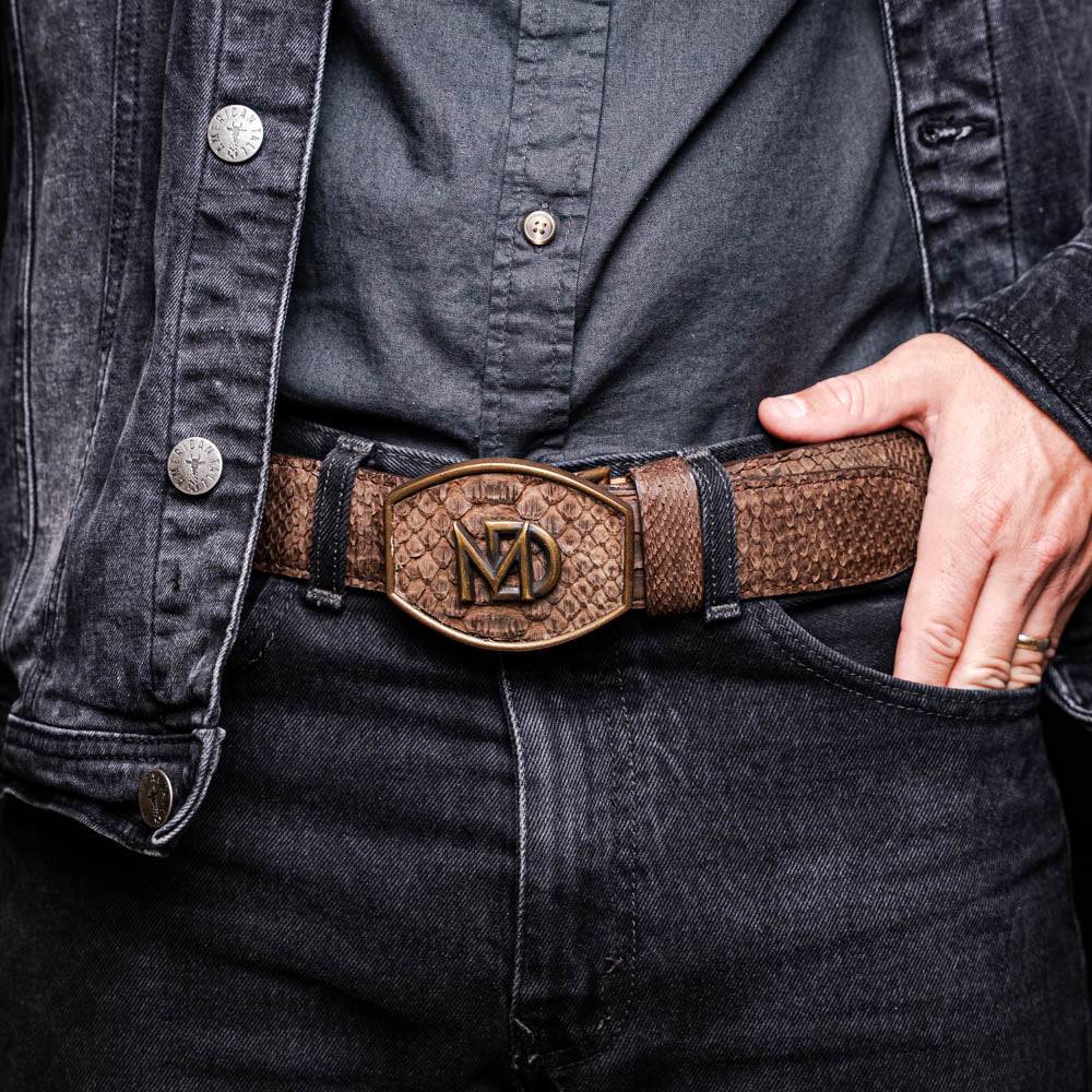 TEEK - Mens Arkansas Belt Brown BELT TEEK MDM