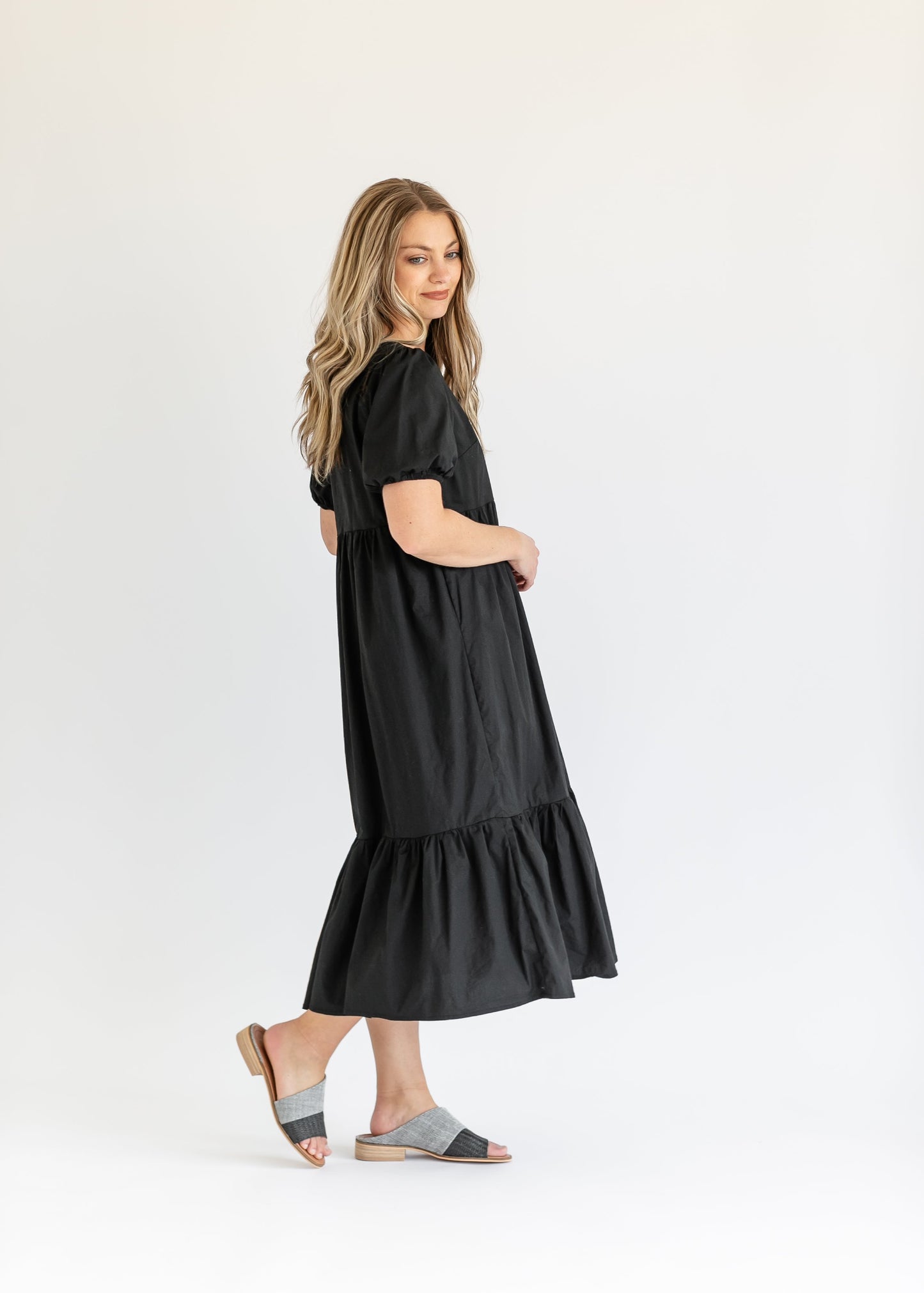 TEEK - Ava Square Neck Midi Dress DRESS TEEK INH