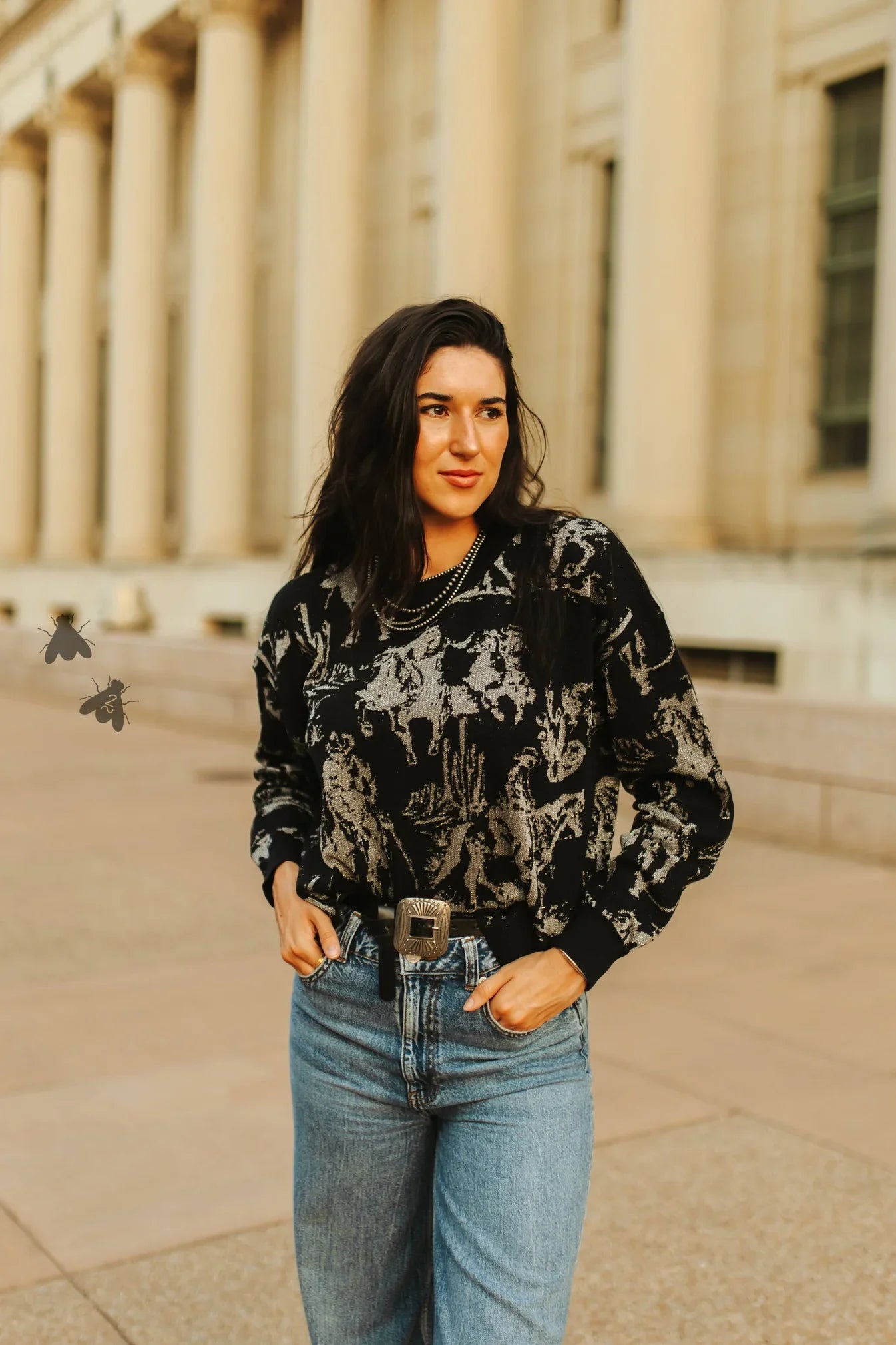 TEEK - Rhinestone Cowboy Crop TOPS TEEK RRRB