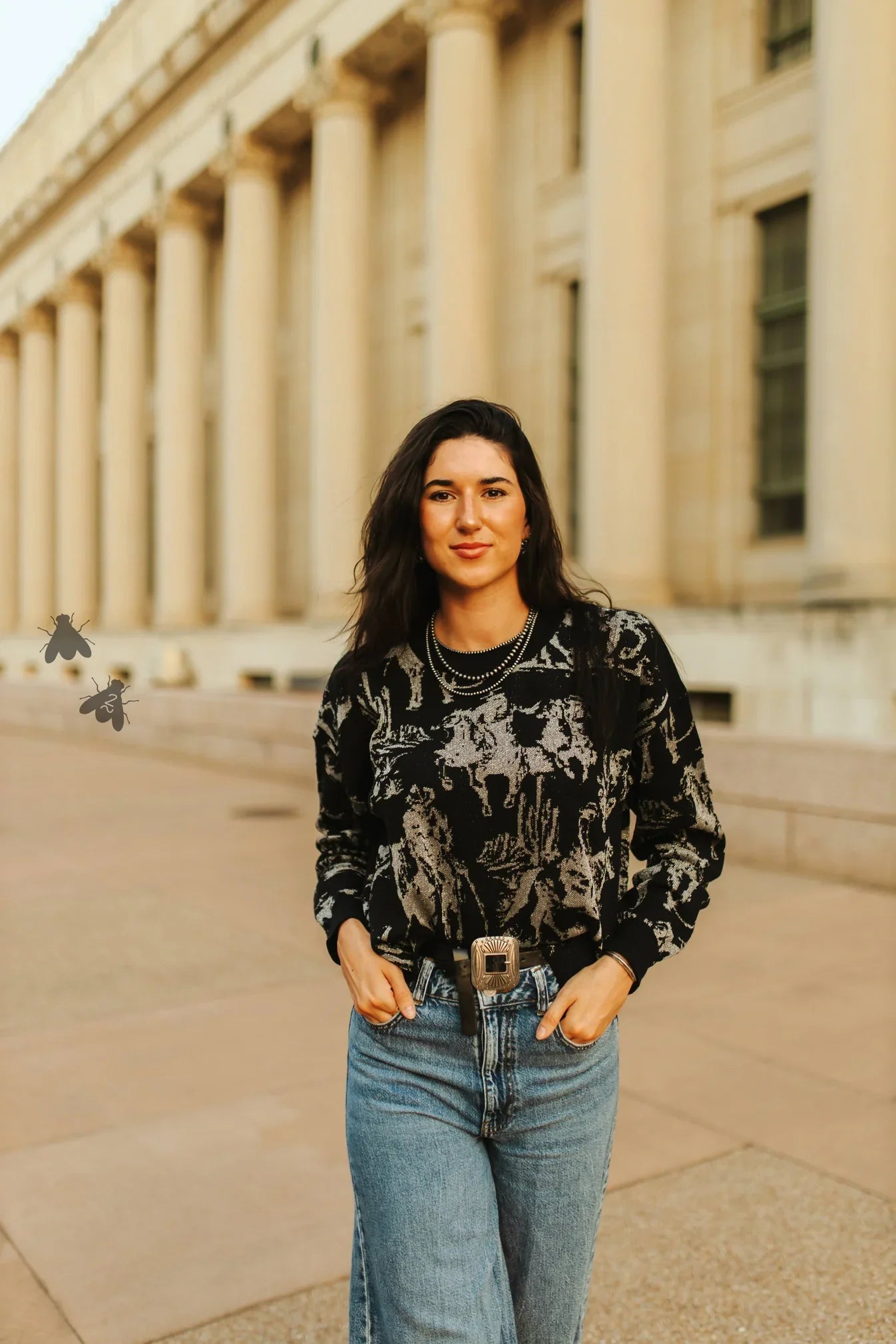 TEEK - Rhinestone Cowboy Crop TOPS TEEK RRRB