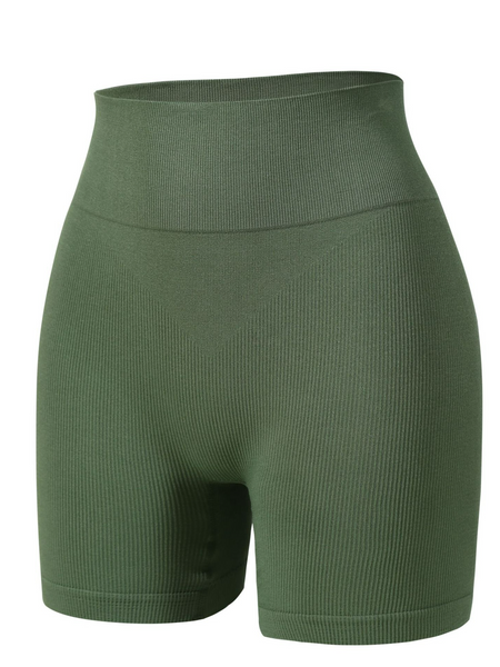 TEEK - Mid-thigh High Waist Shaper Shorts UNDERWEAR TEEK W Olive Green M 