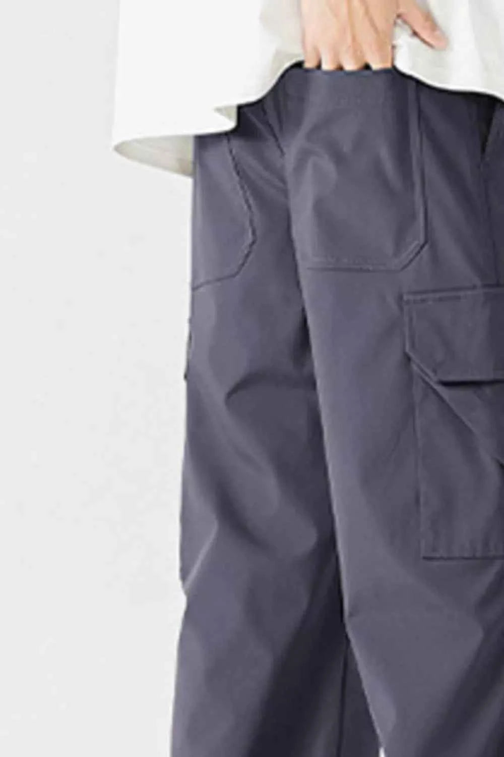 TEEK - Mens Plus Size Loose Fit Multi-Pocket Cargo Pants PANTS TEEK Trend