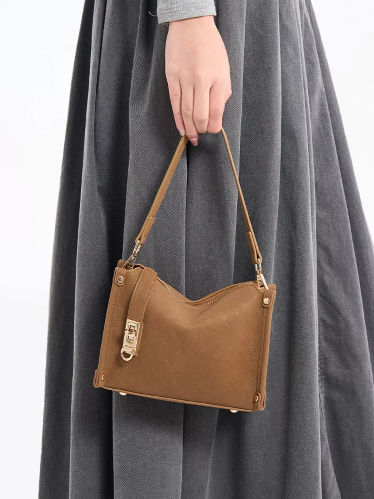 TEEK - PU Leather Crossbody Bag with Adjustable Strap BAG TEEK Trend