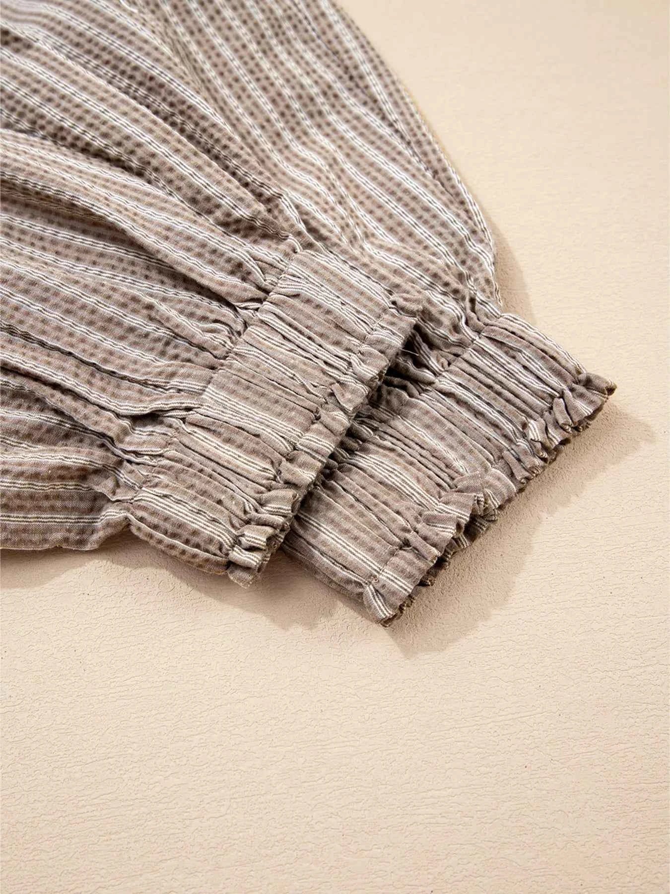 TEEK - Stripe Drawstring Cargo Jogger Pants with Pockets PANTS TEEK Trend