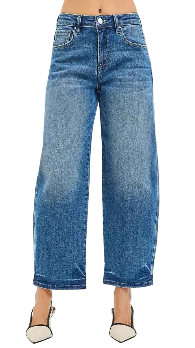 TEEK - Slouchy Cropped Barrel Jeans JEANS TEEK Trend MEDIUM 0