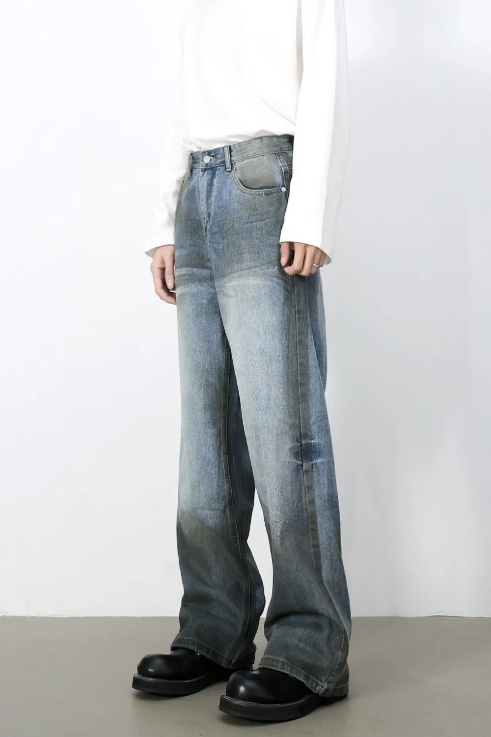 TEEK - Mens Loose Pocketed Jeans JEANS TEEK Trend